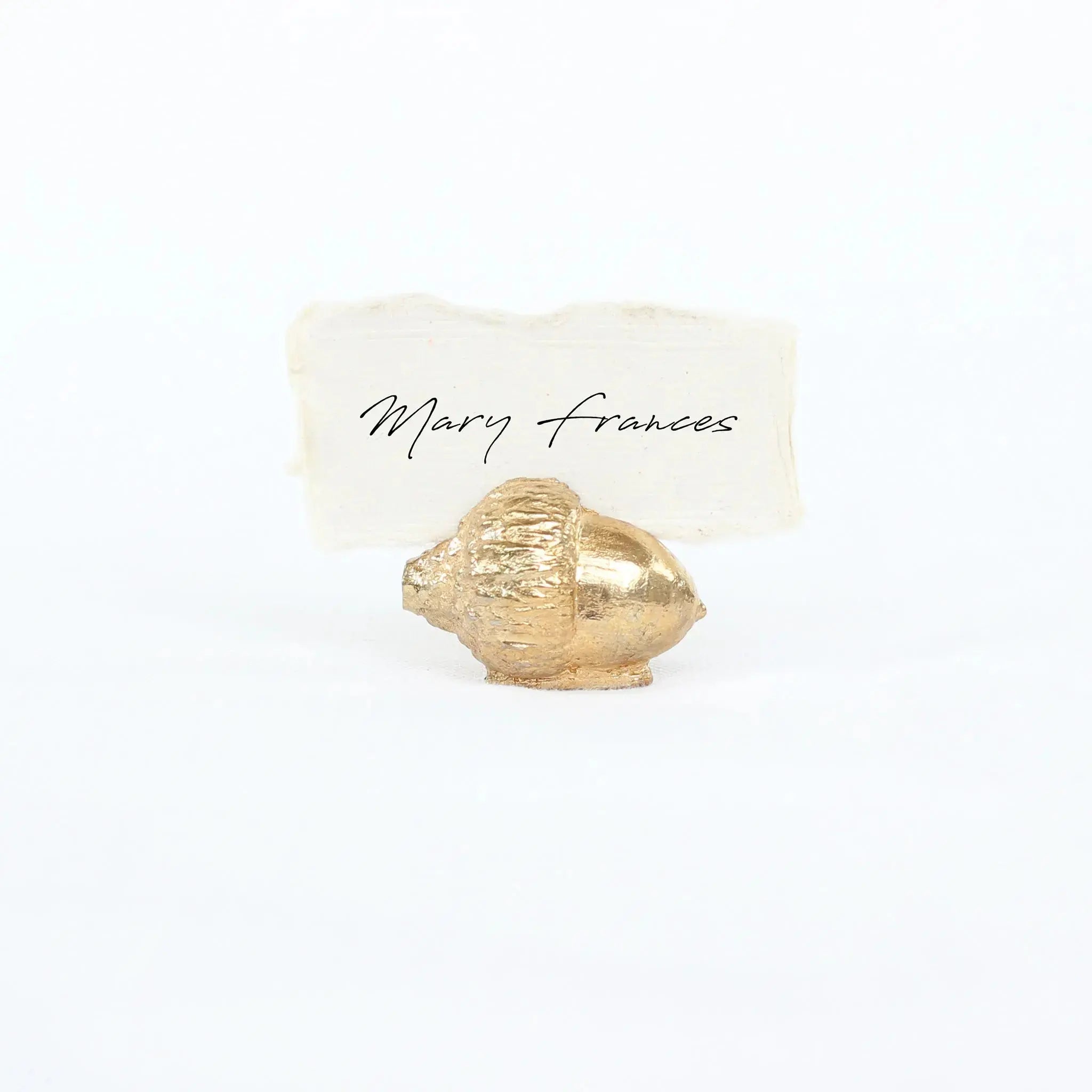 Acorn Place-Card Holders, Set of 4 Mary Frances Maker