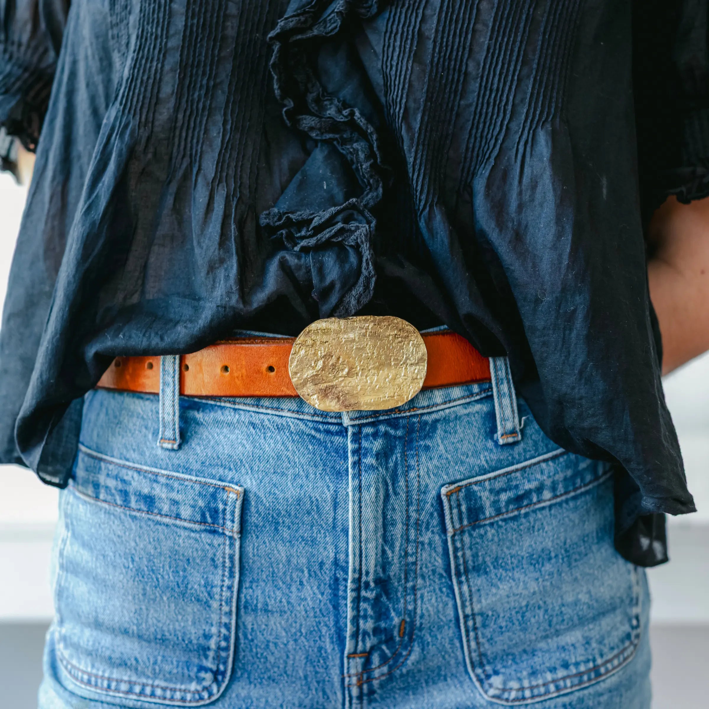 Birch Belt Buckle Mary Frances Maker