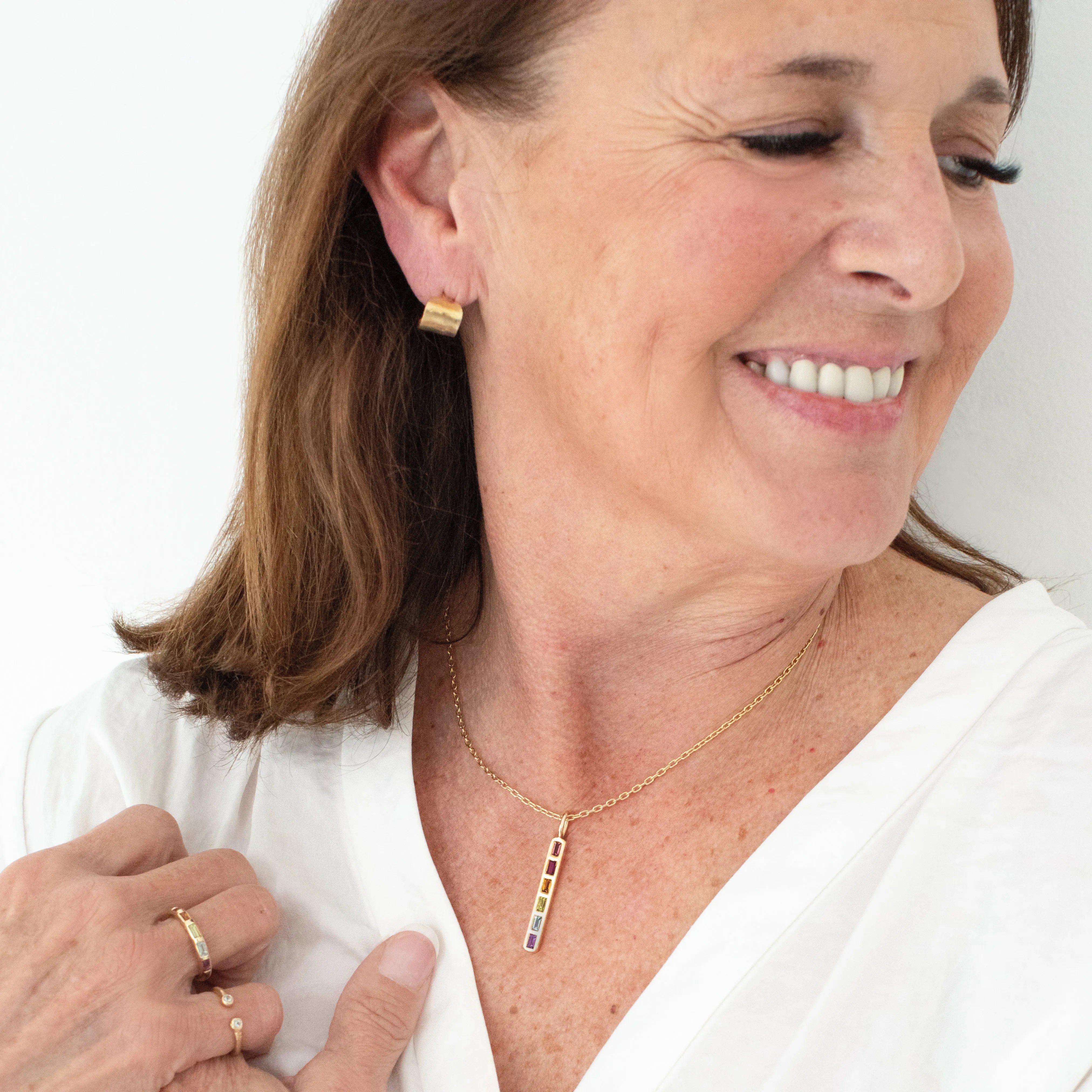 Birch Chunky Hoops Mary Frances Maker