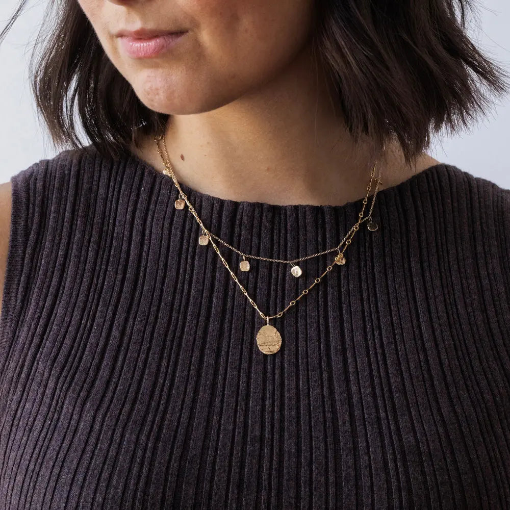 Birch Drip Necklace Mary Frances Maker