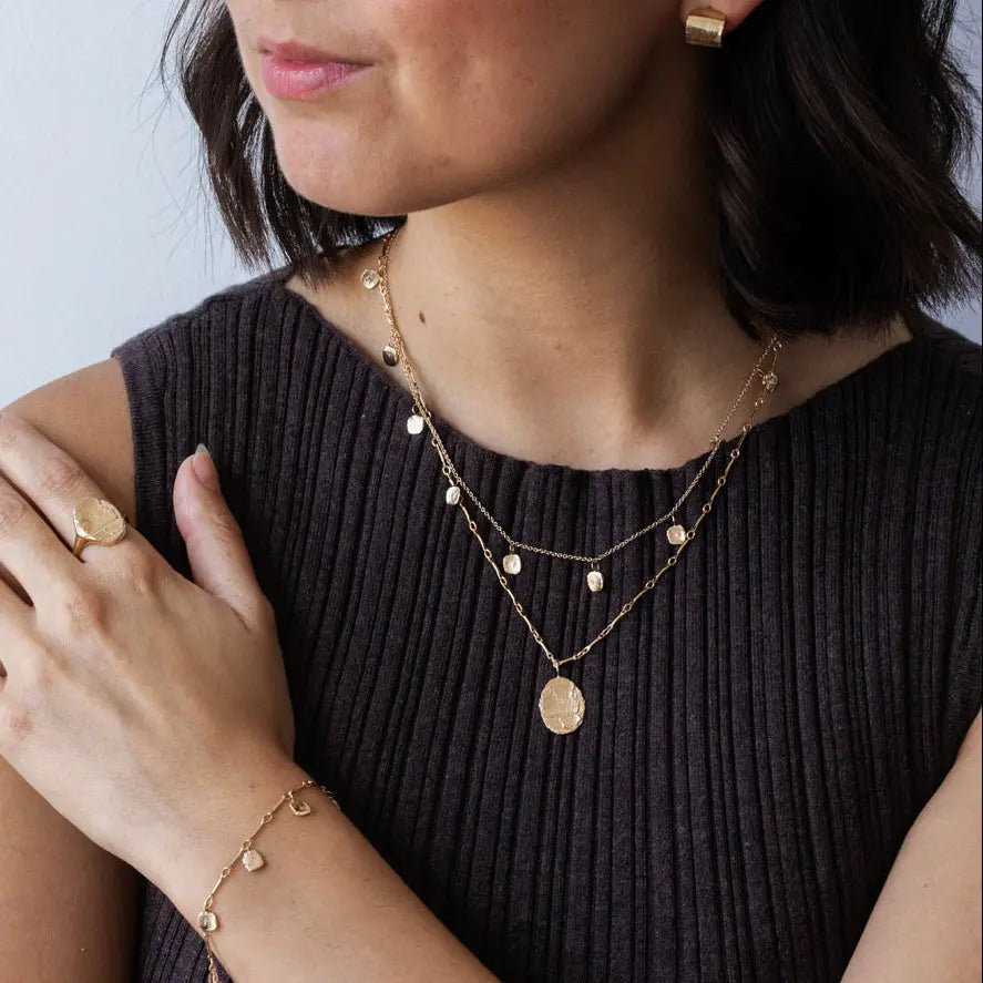 Birch Drip Necklace Mary Frances Maker