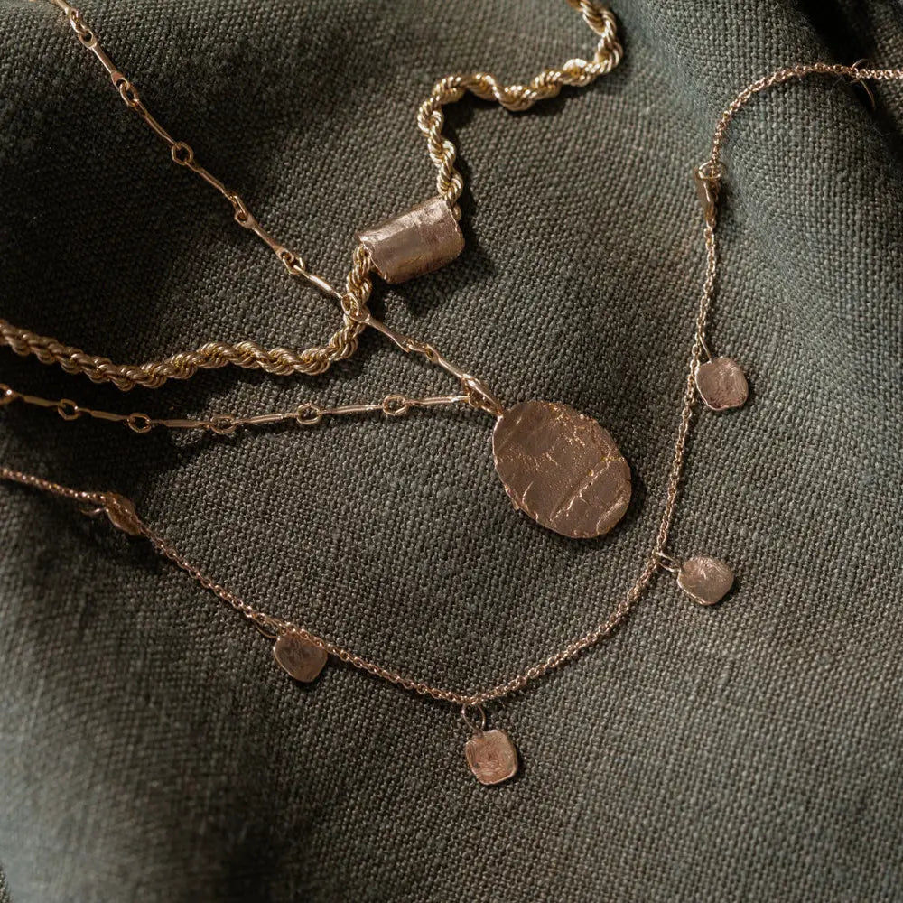 Birch Drip Necklace Mary Frances Maker