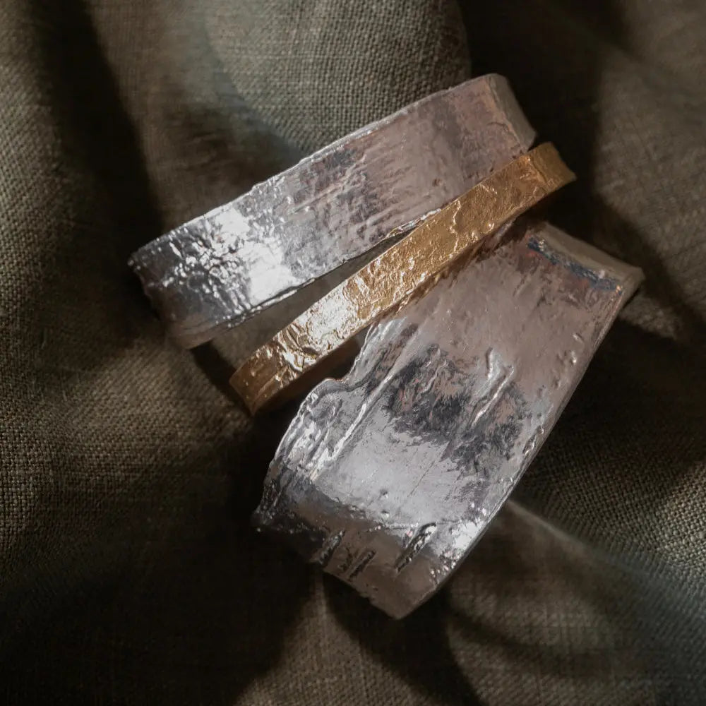 Birch Torn Cuff Mary Frances Maker
