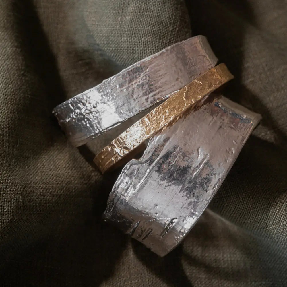 Birch Wide Cuff Mary Frances Maker