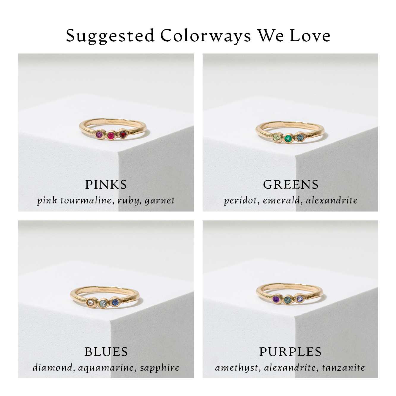 Birthstone Ring Mary Frances Maker