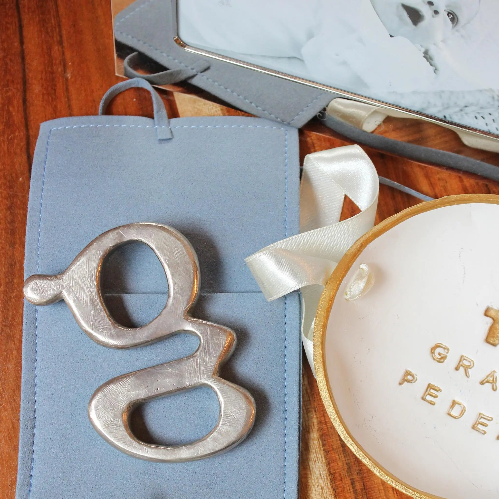 Custom Letter Rattle Mary Frances Maker