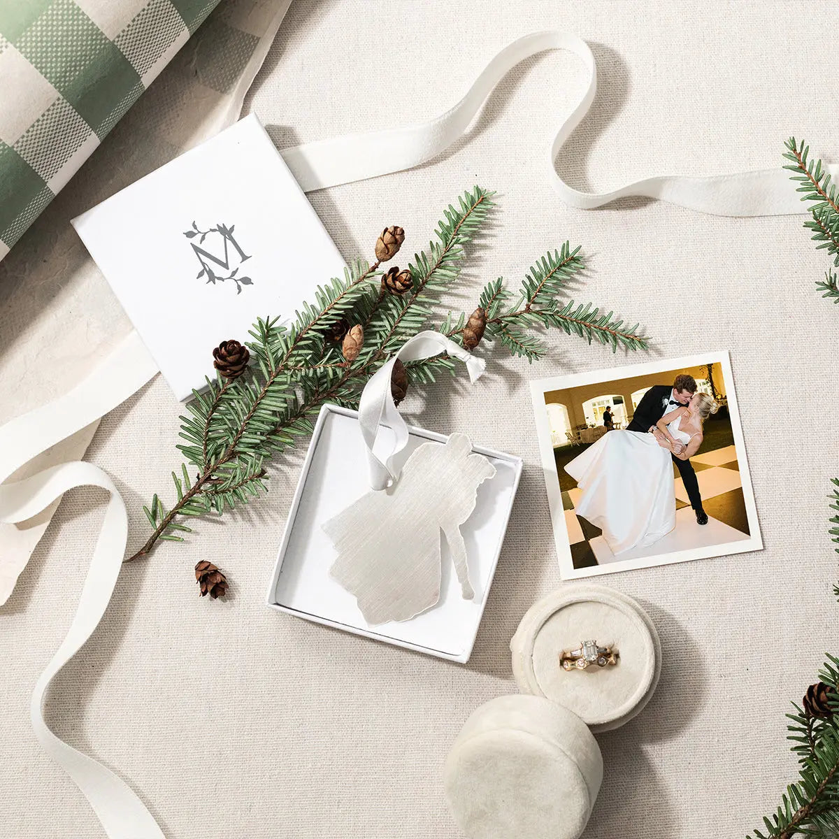 Custom Silhouette Ornament Mary Frances Maker