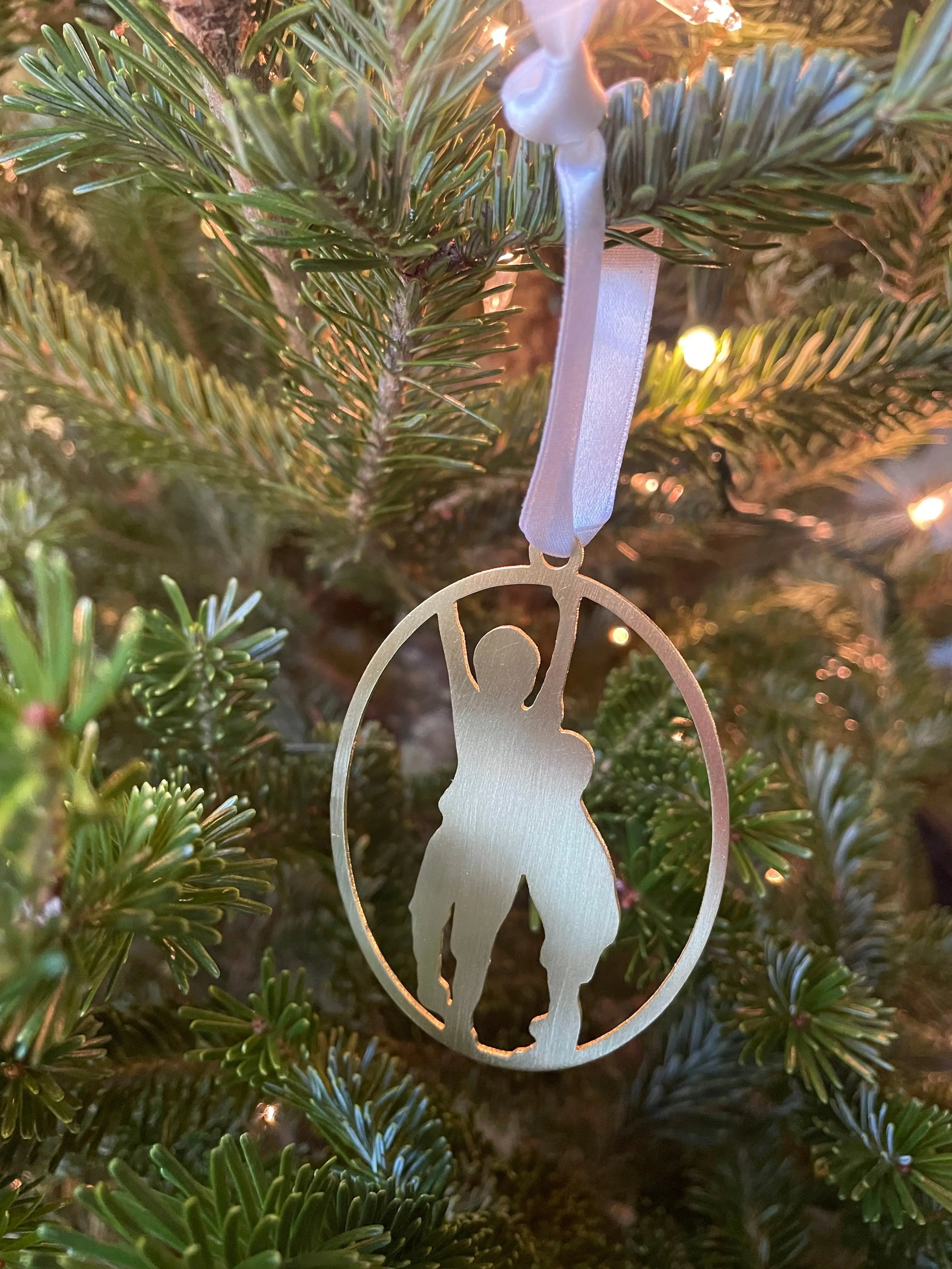 Custom Silhouette Ornament Mary Frances Maker