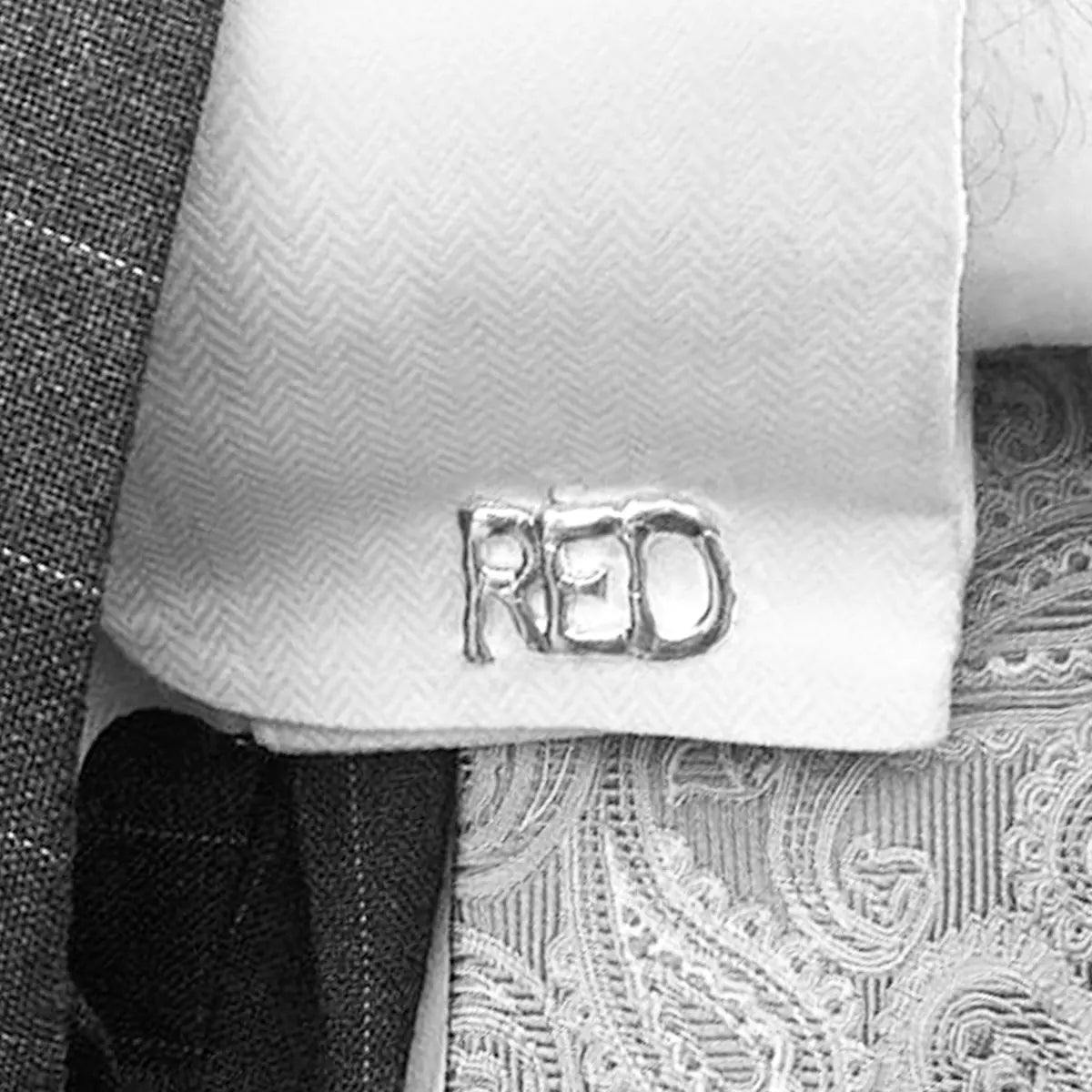 Initial Cufflinks, Silver Mary Frances Maker