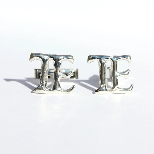 Initial Cufflinks, Silver Mary Frances Maker