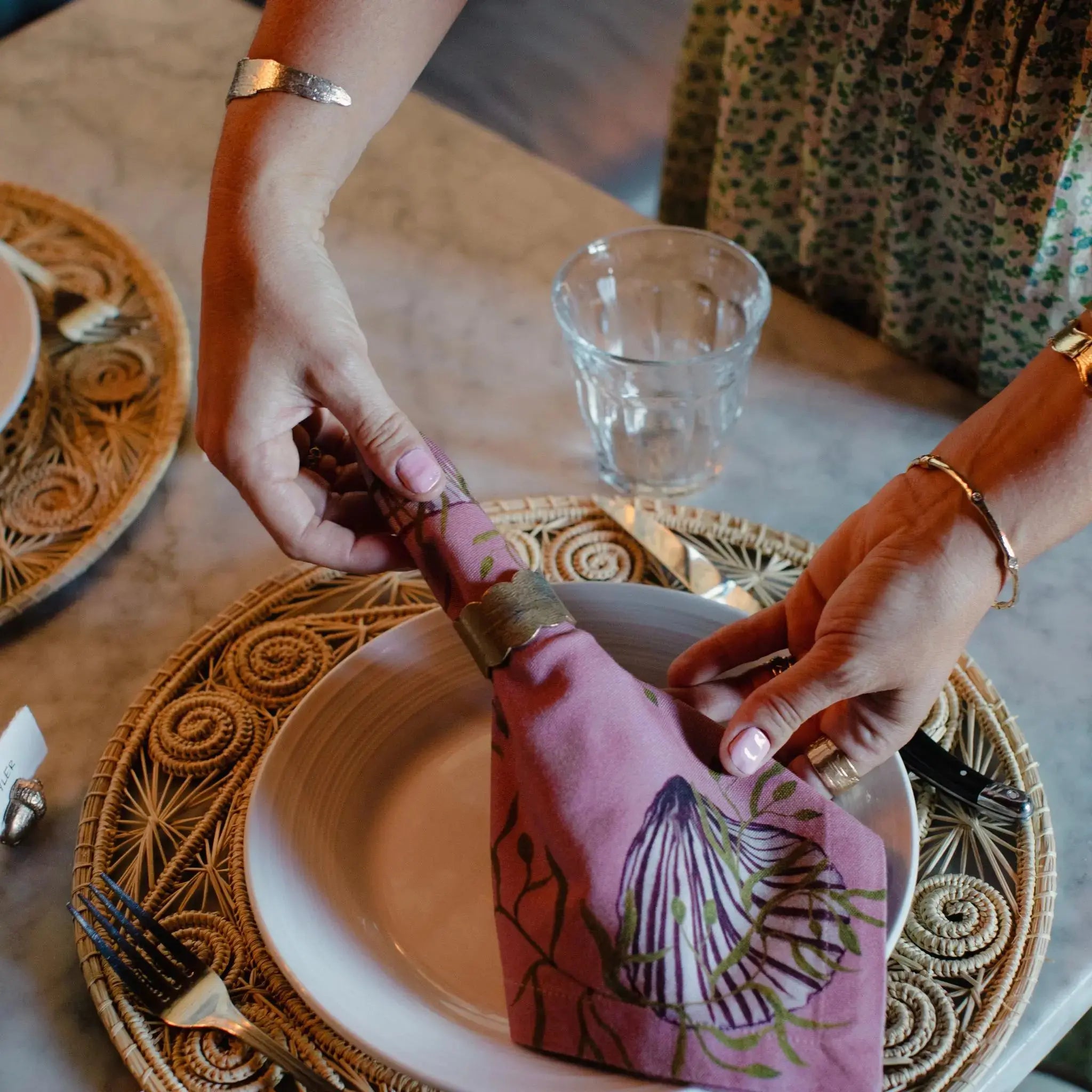 Scallop Napkin Rings, Set of 2 Mary Frances Maker