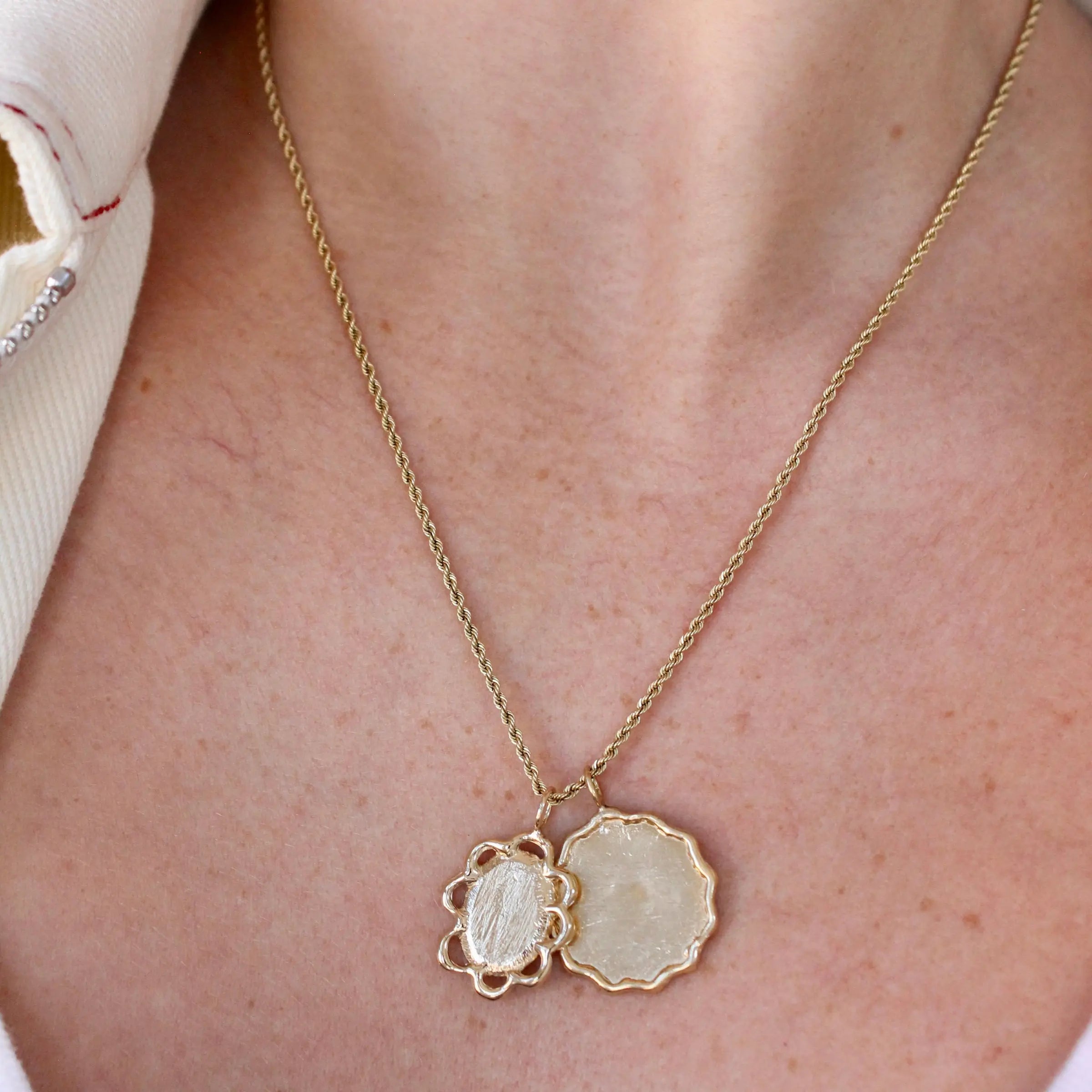 Scallop Pendant Mary Frances Maker