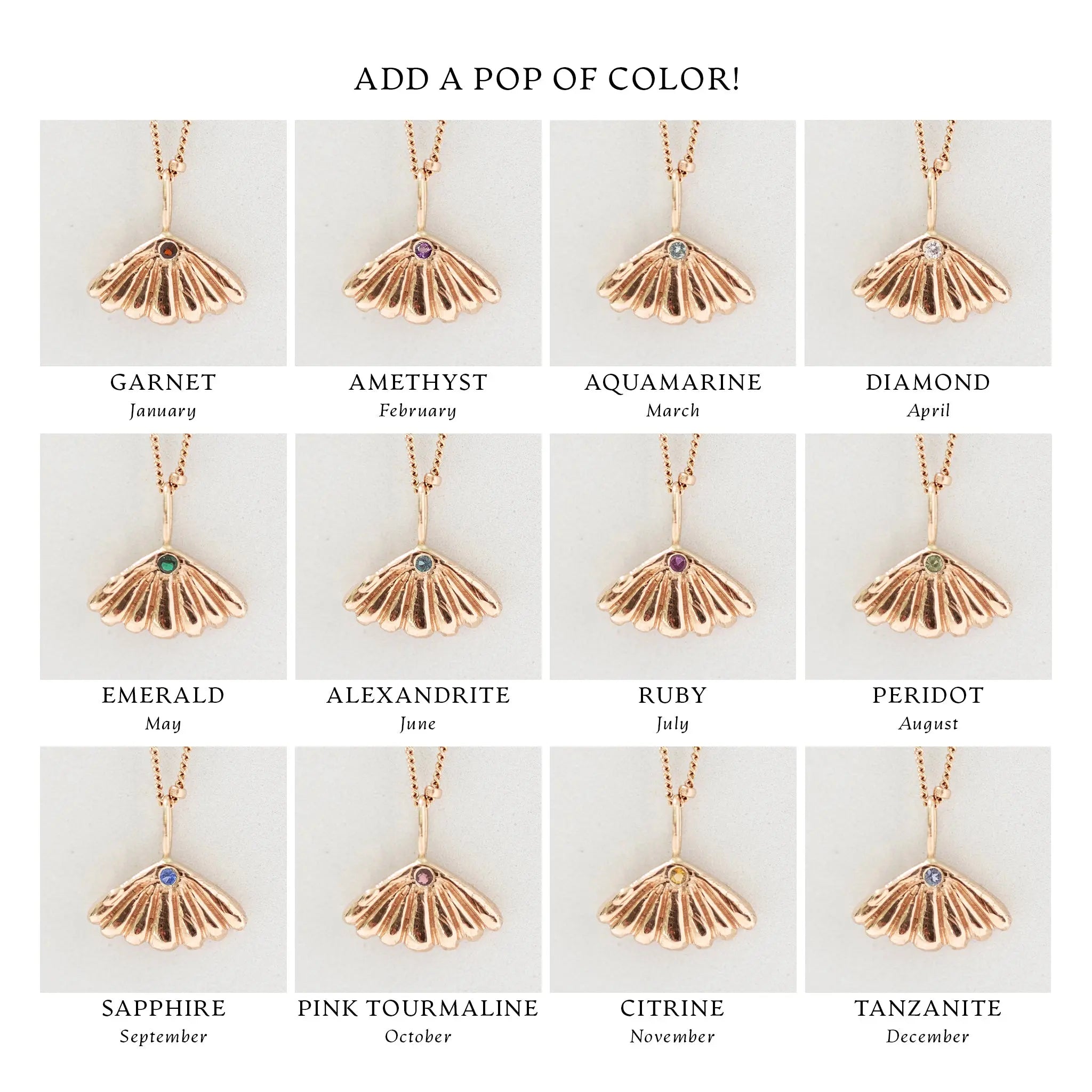 Scallop Shell Necklace Mary Frances Maker
