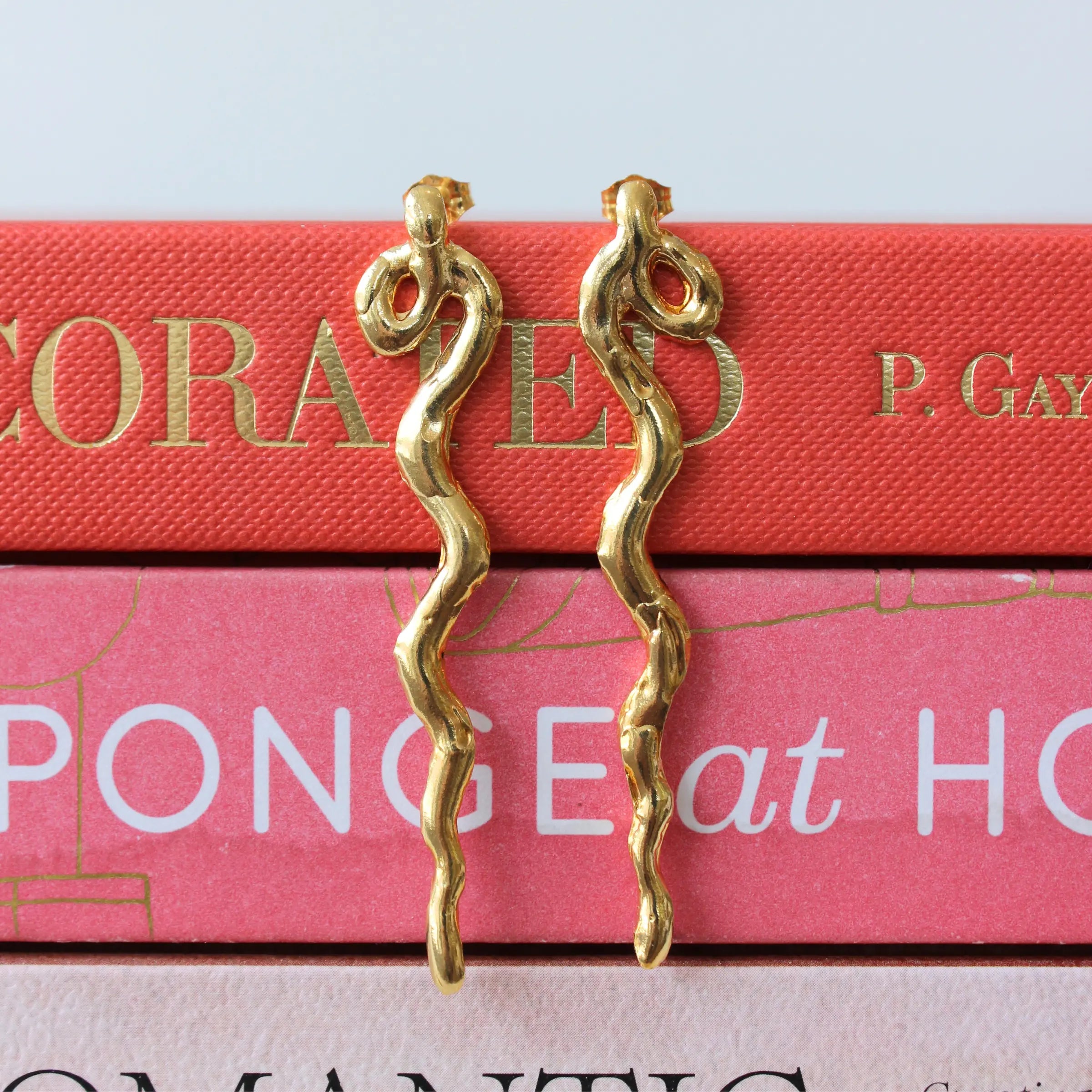 Snake Drop Earrings Mary Frances Maker