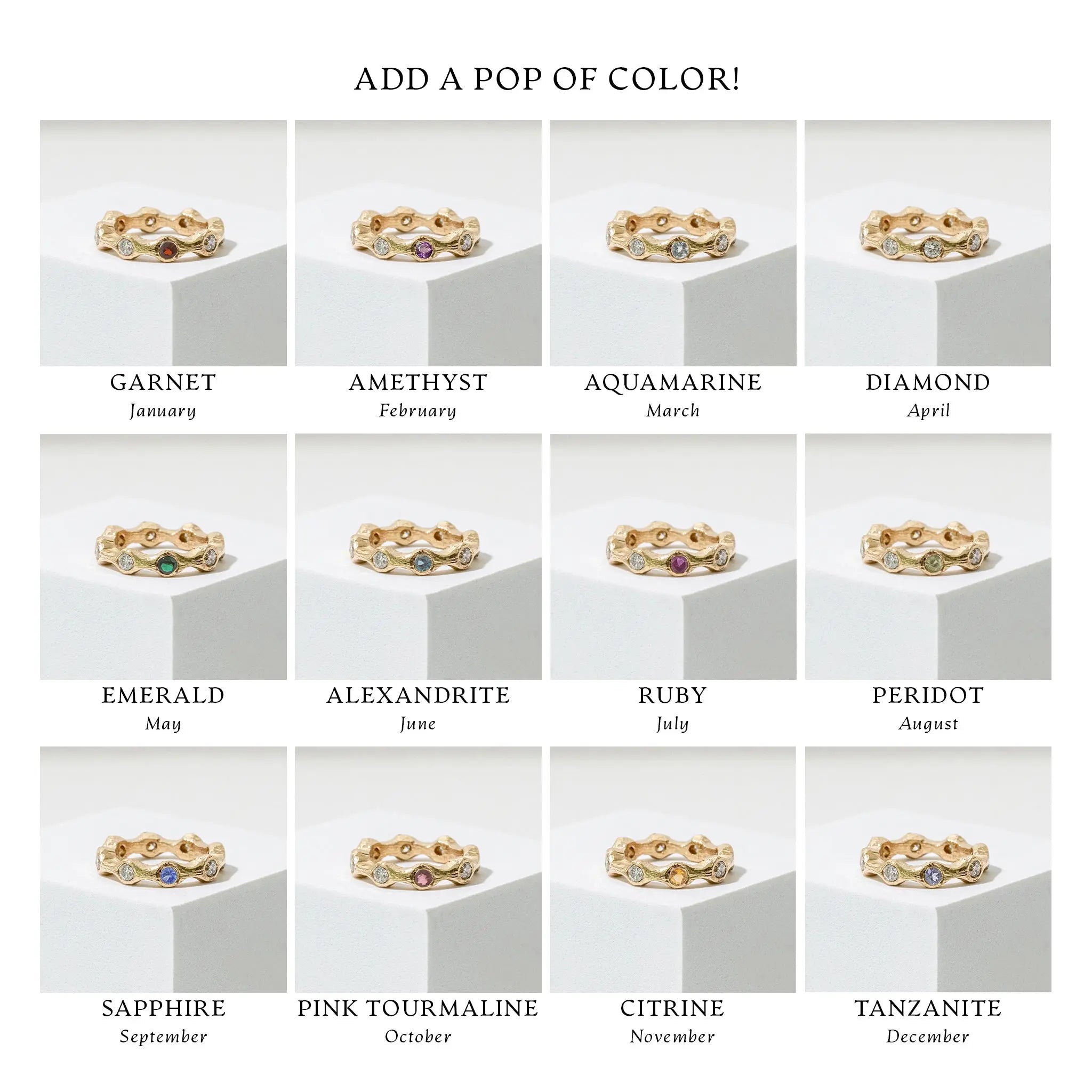 Spaced Eternity Ring Mary Frances Maker