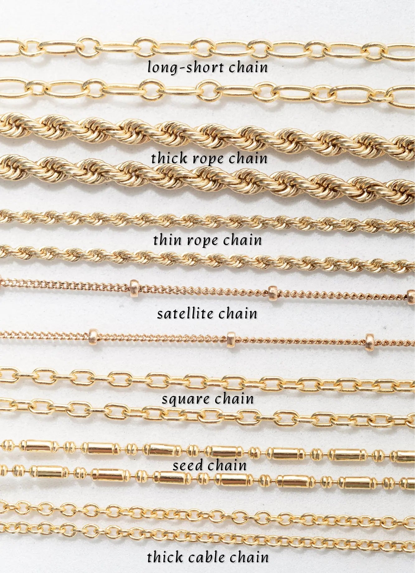 Thick Cable Chain Mary Frances Maker