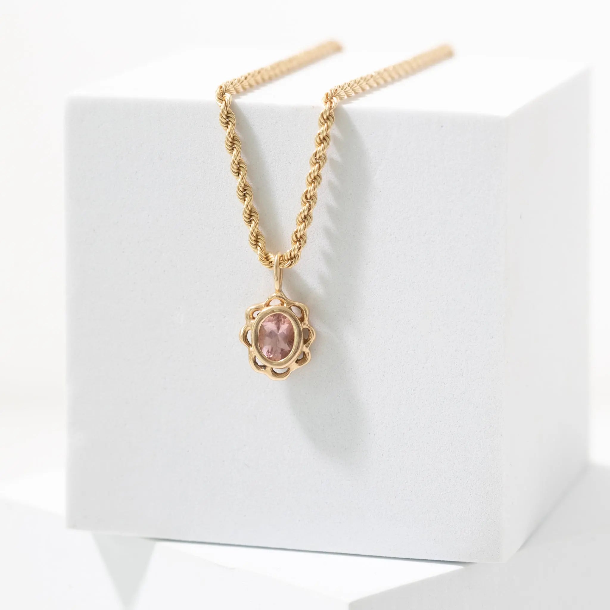 Wavy Frame Necklace Mary Frances Maker