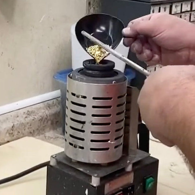 Casting and finishing gold jewelry by hand in the Mary Frances Maker process