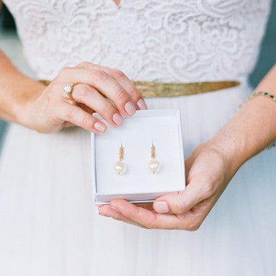 Custom Stories: Redesigned Family Pearl Earrings for my Wedding Mary Frances Maker