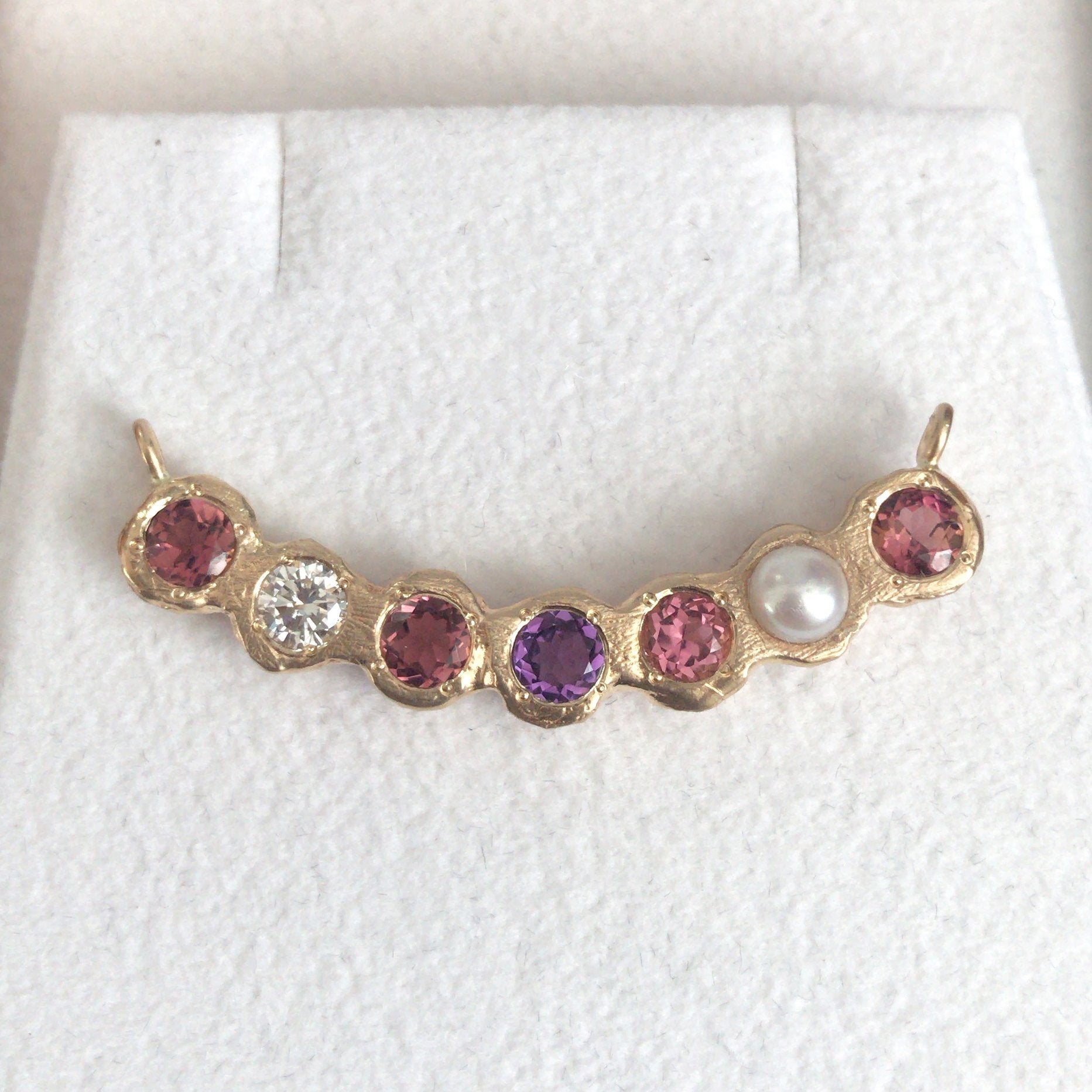 Custom Stories: Richardson Family Birthstone Necklace Mary Frances Maker