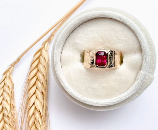 Sourced-Stones-Series-Pink-Tourmaline-Cigar-Band Mary Frances Maker