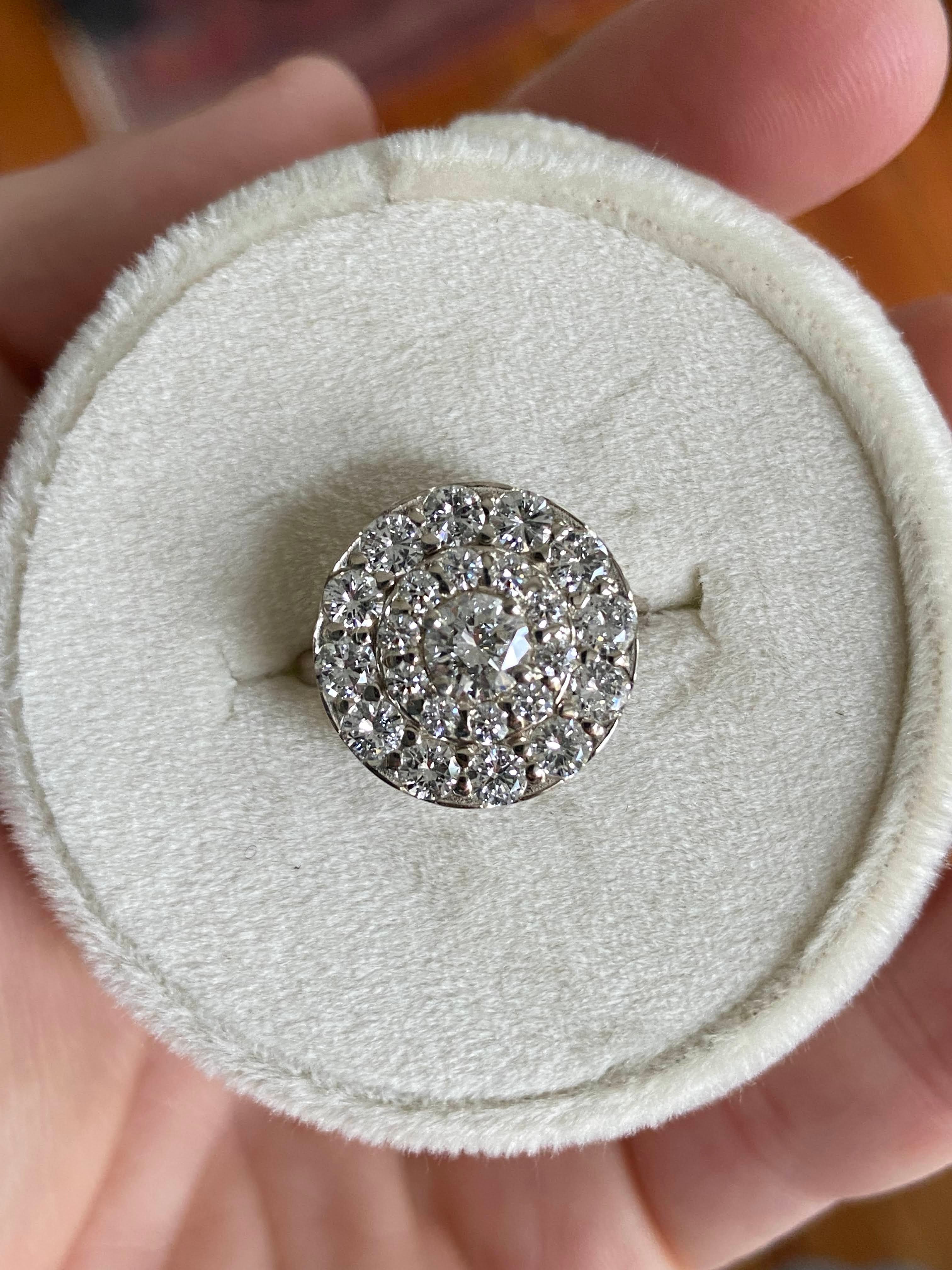 The Sentiment of Stones: Custom Cluster Ring Mary Frances Maker