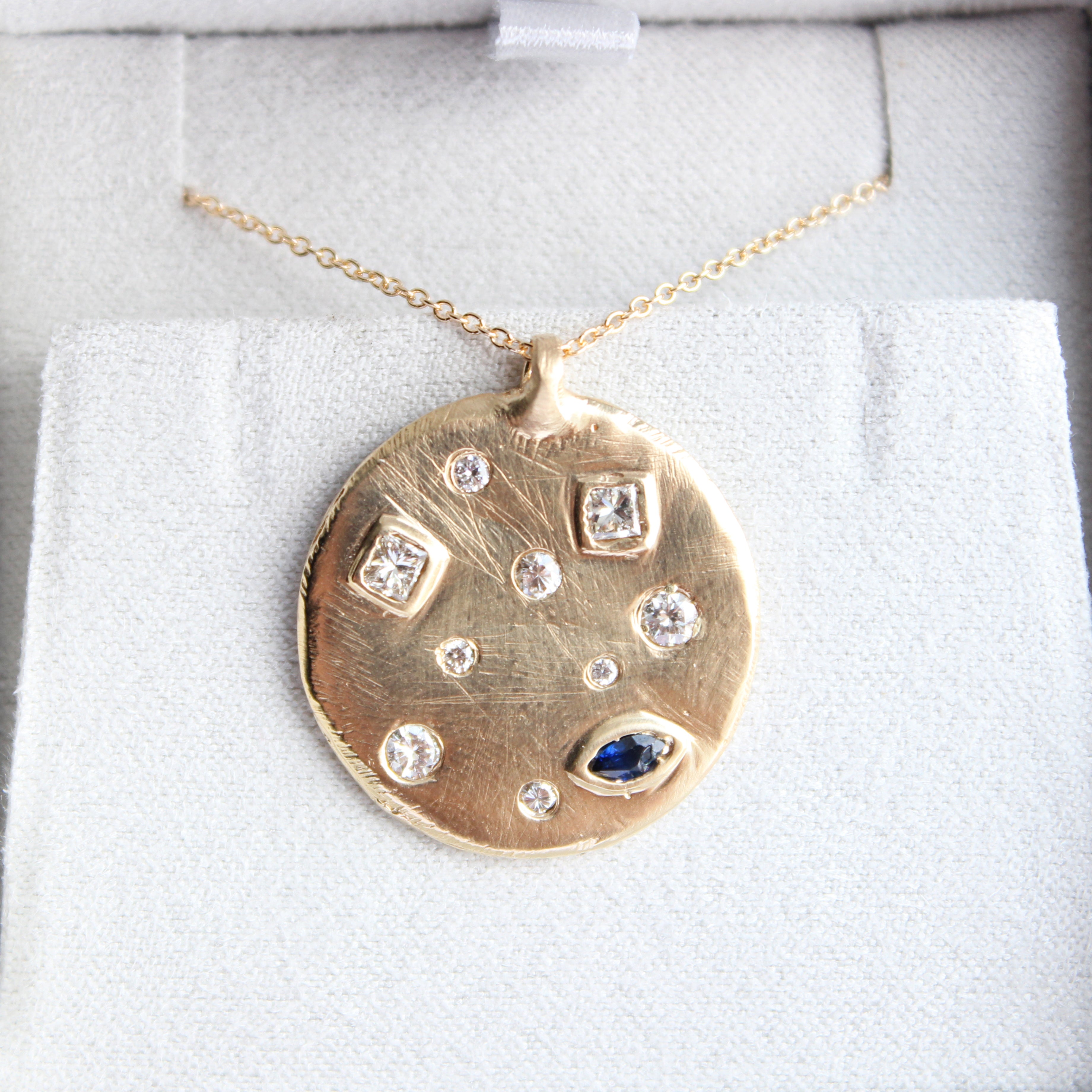 Round-Up-Disc-Necklaces Mary Frances Maker