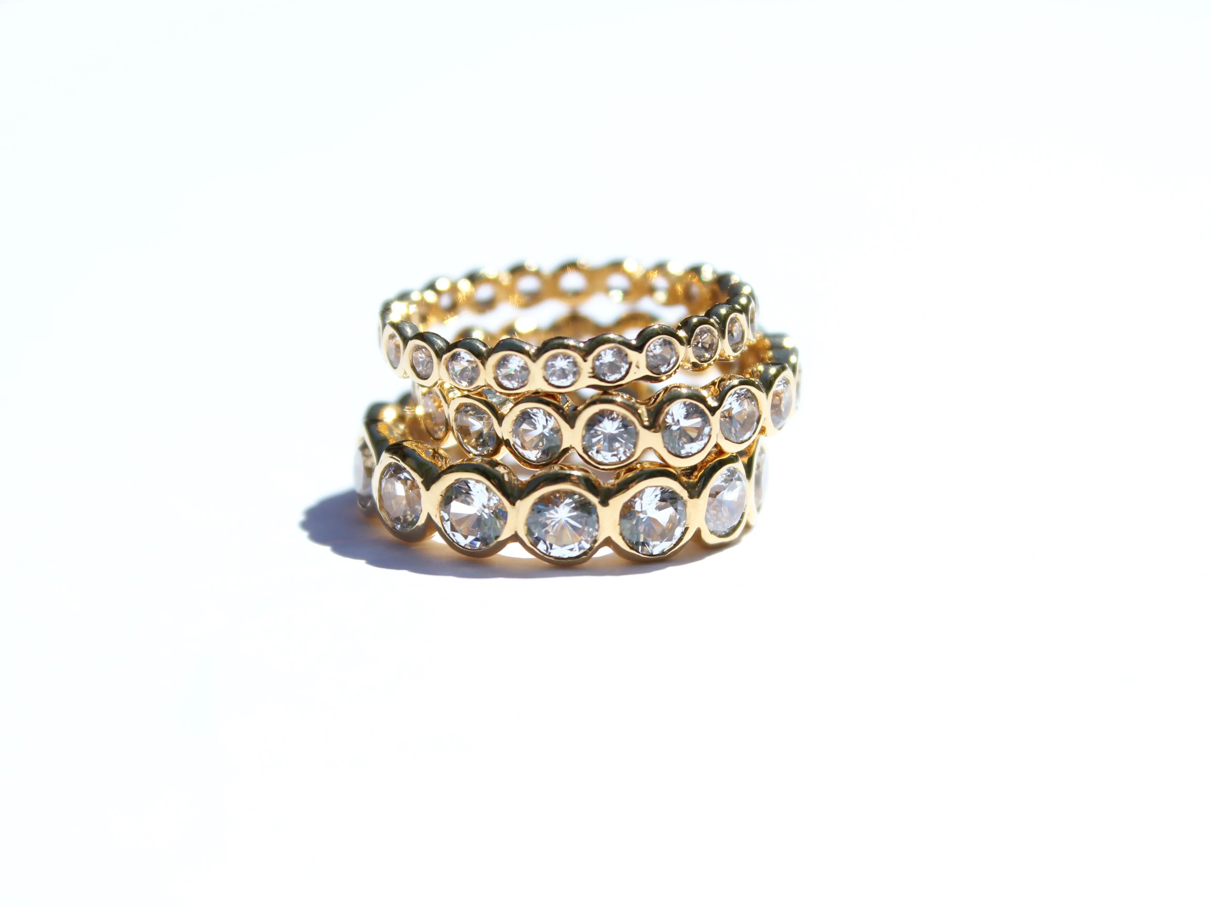 2mm Diamond Eternity Band Mary Frances Maker