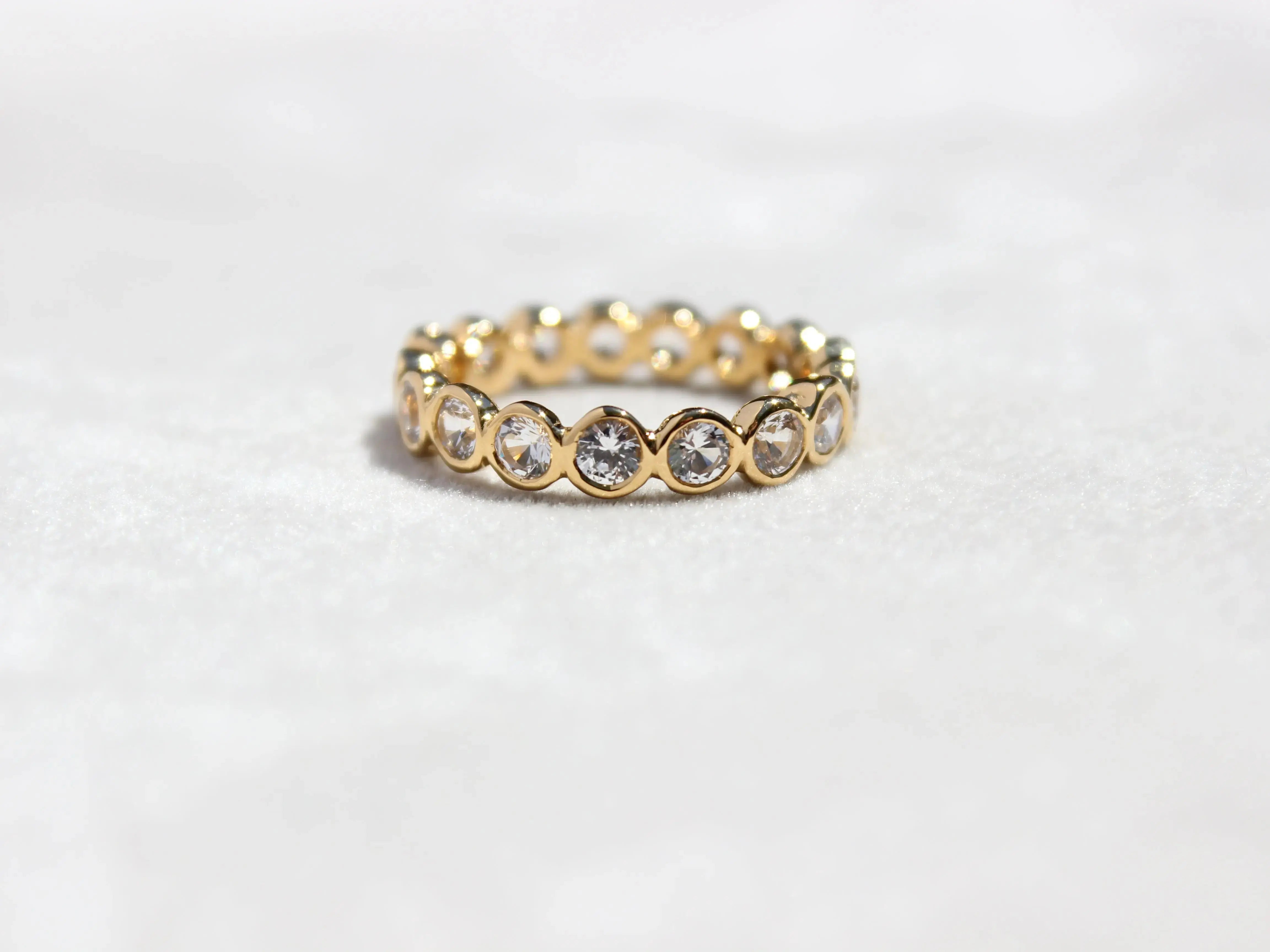 3.5mm Diamond Eternity Band Mary Frances Maker