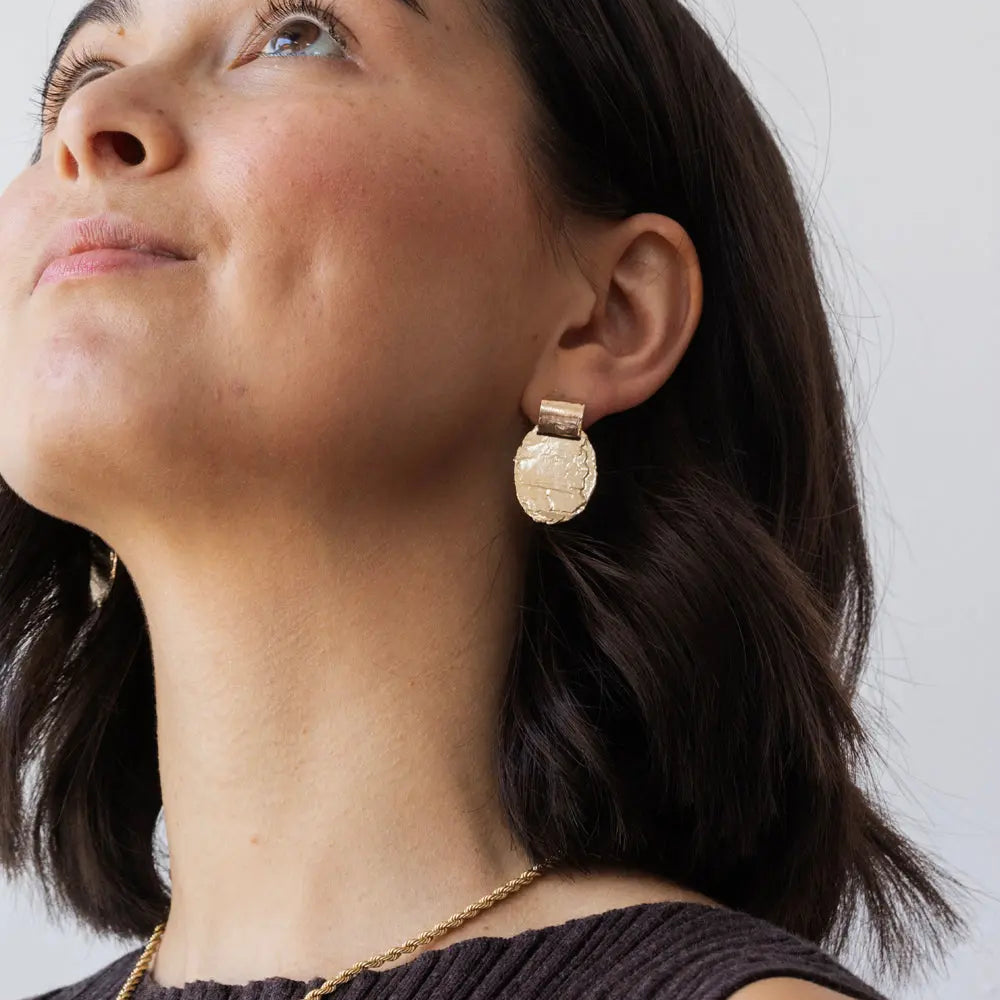 Birch Drip Earrings Mary Frances Maker