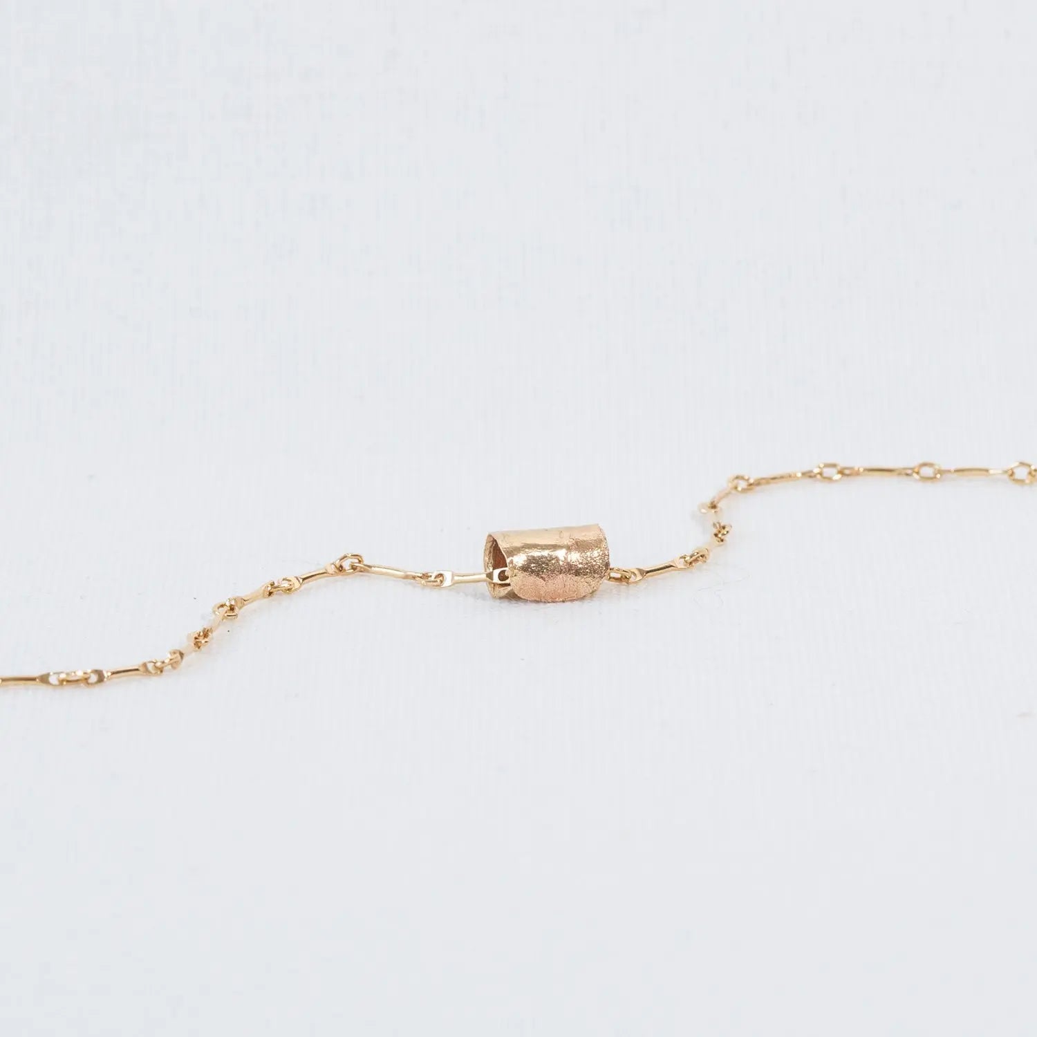 Birch Slide Necklace, Rooted Chain Mary Frances Maker