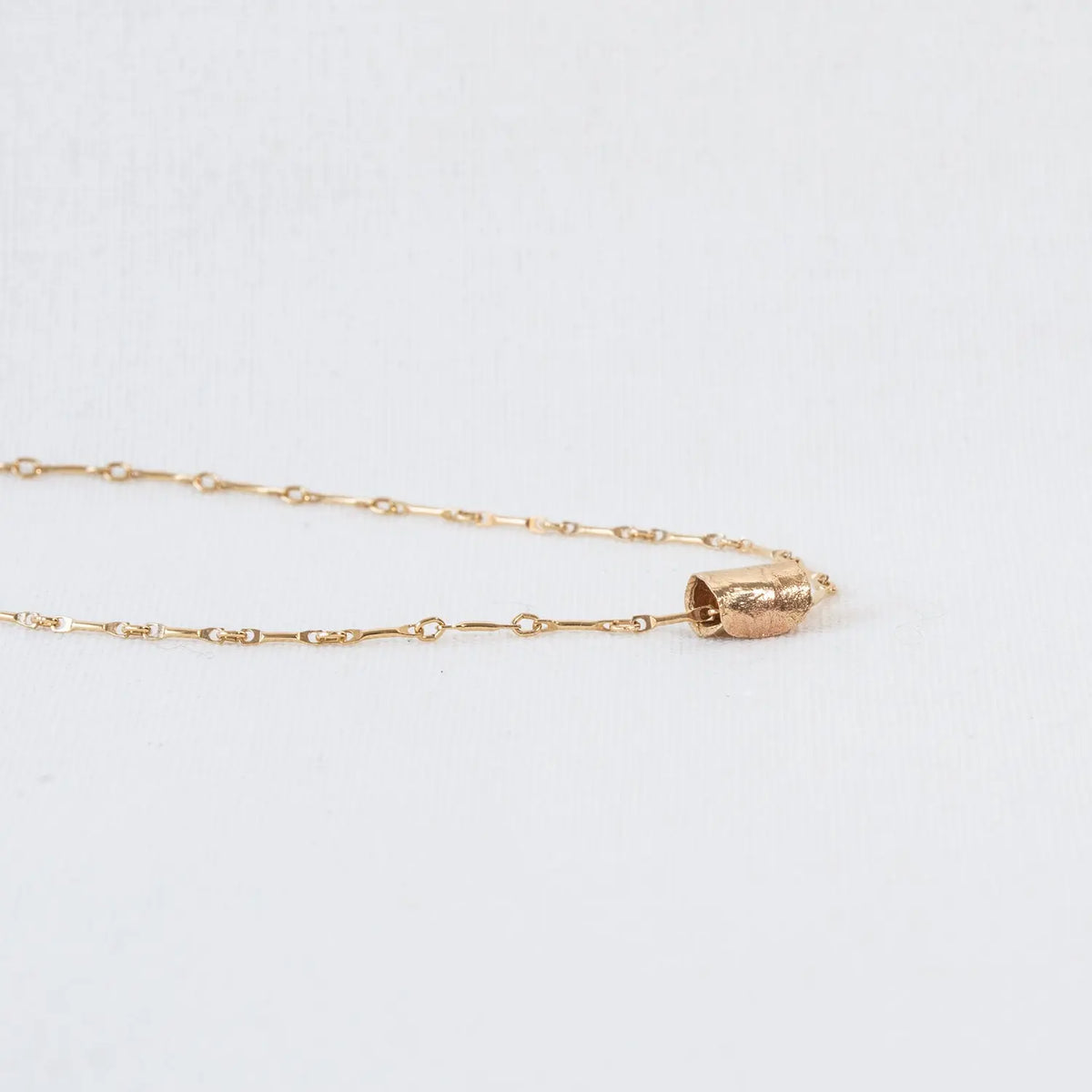 Birch Slide Necklace, Rooted Chain Mary Frances Maker