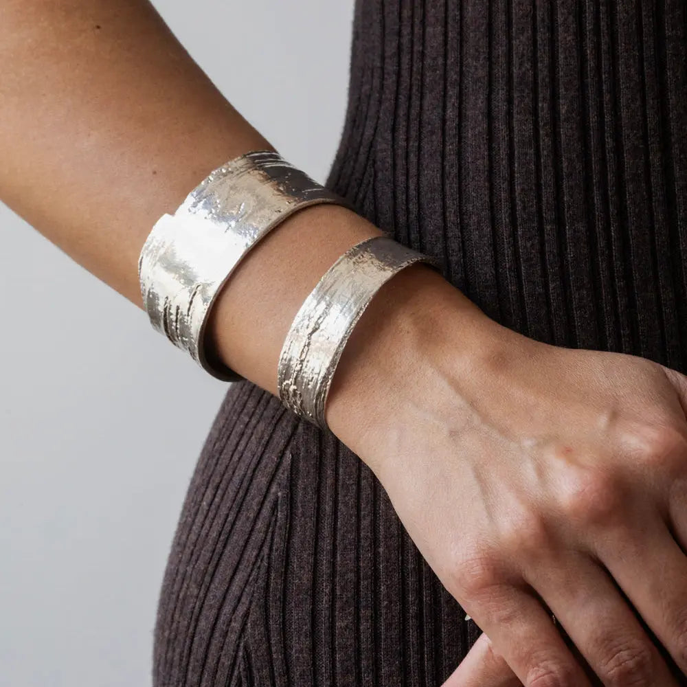Birch Torn Cuff Mary Frances Maker