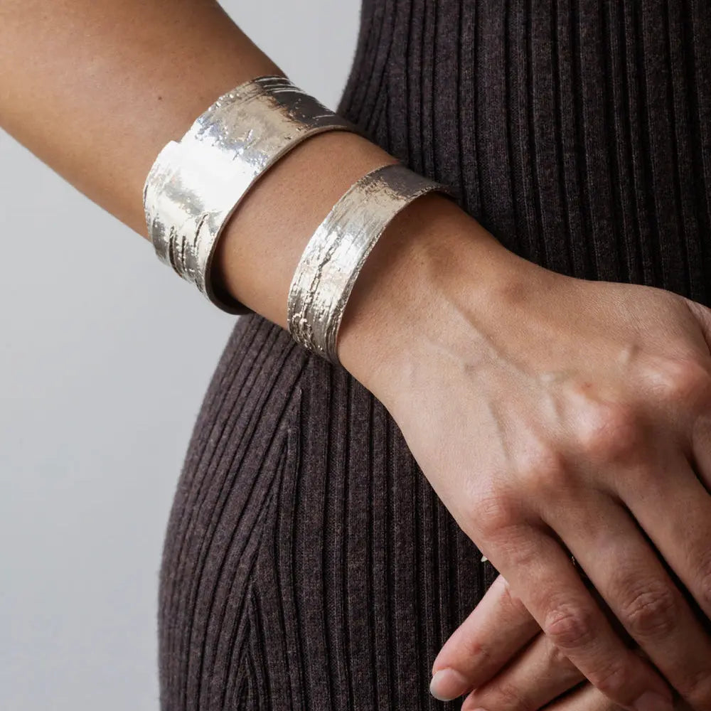 Birch Wide Cuff Mary Frances Maker