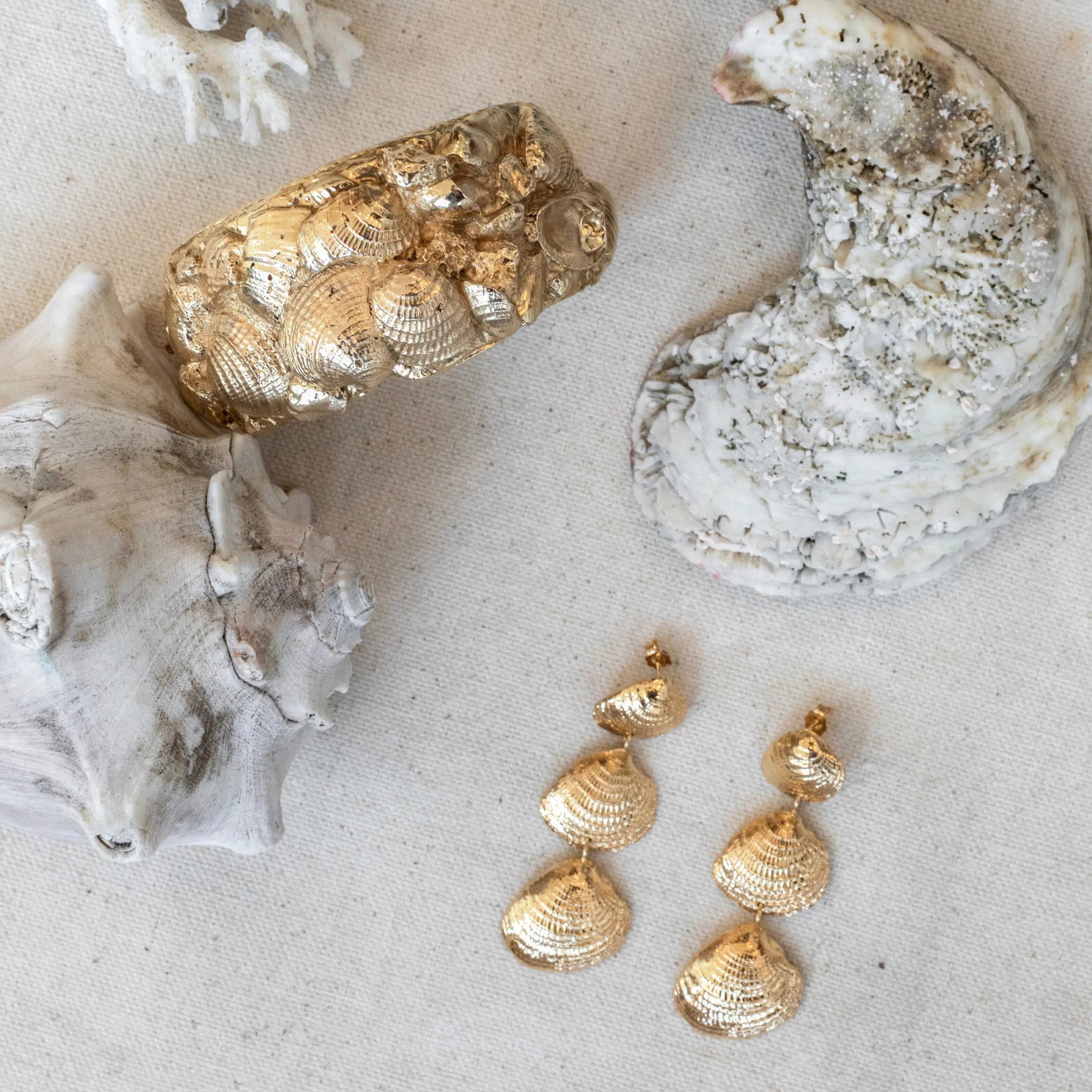 Cluster Shell Cuff Mary Frances Maker