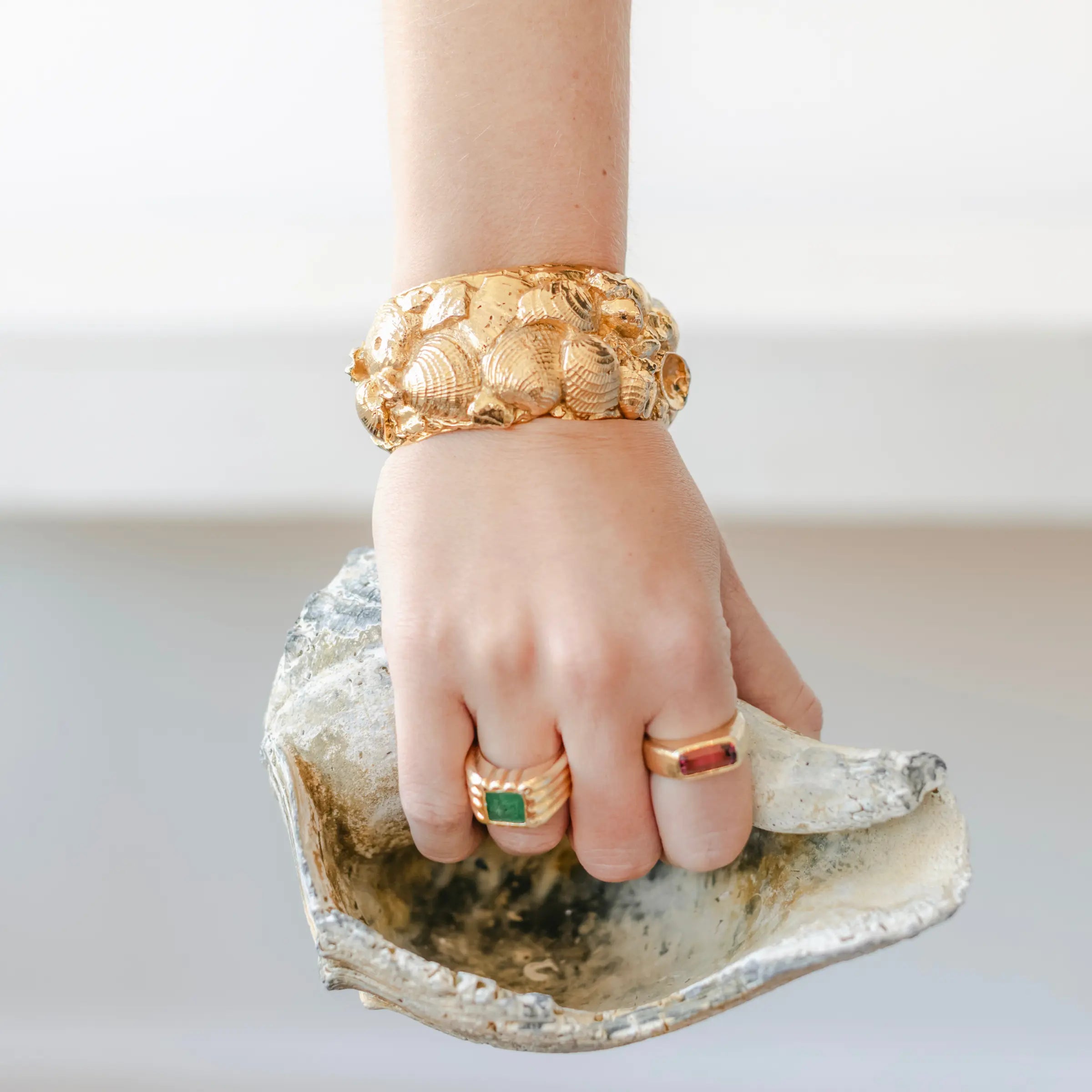 Cluster Shell Cuff Mary Frances Maker