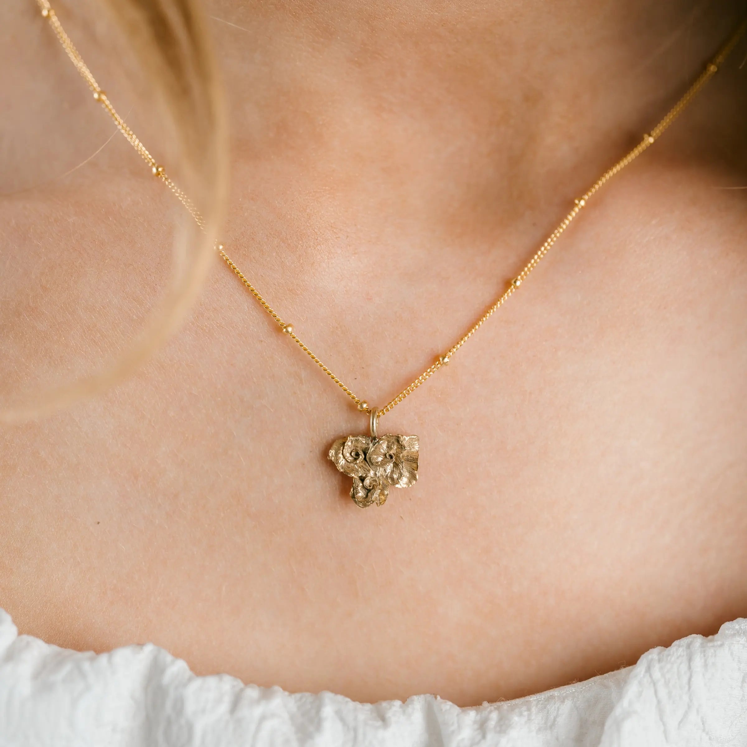 MFM x Charissa Owens Art Cotton Rose Cluster Pendant Mary Frances Maker