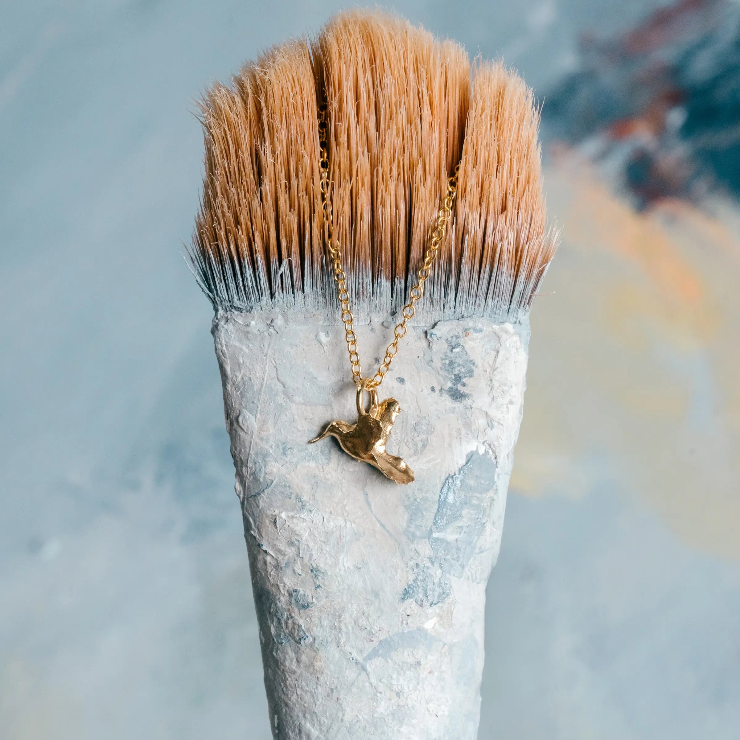 MFM x Charissa Owens Art Hummingbird Pendant Mary Frances Maker
