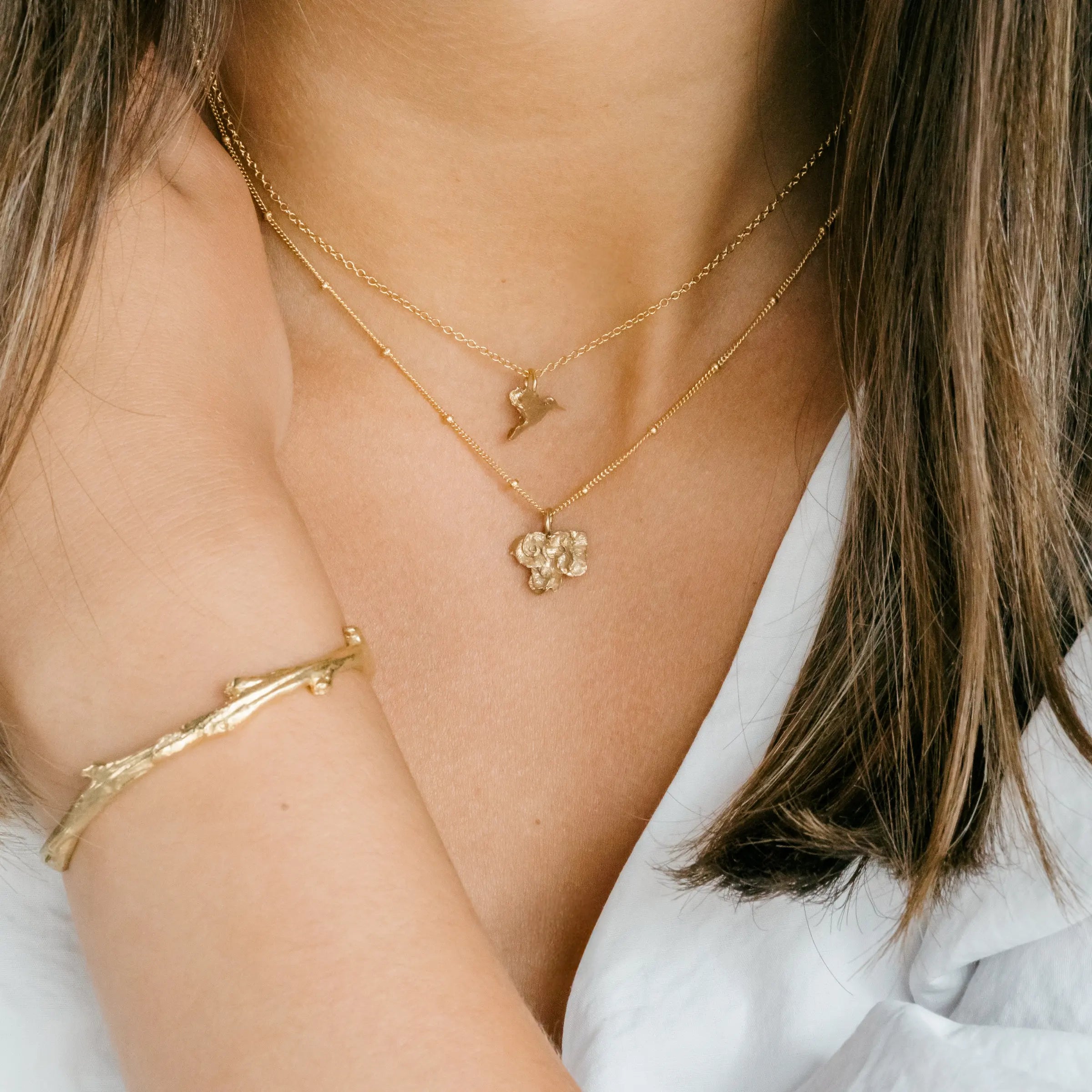MFM x Charissa Owens Art Hummingbird Pendant Mary Frances Maker