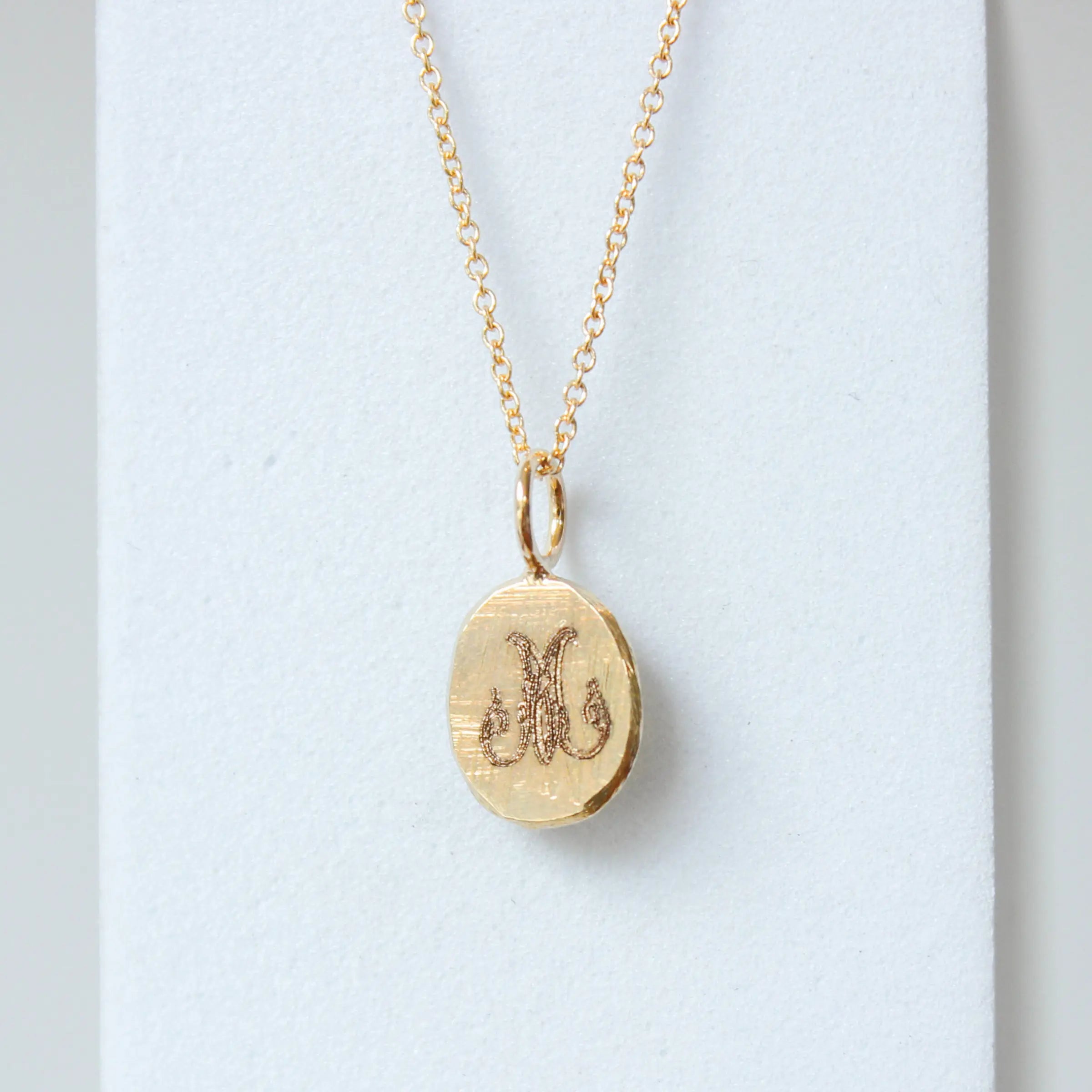 MFM x Emily Mayne Oval Pendant Necklace Mary Frances Maker