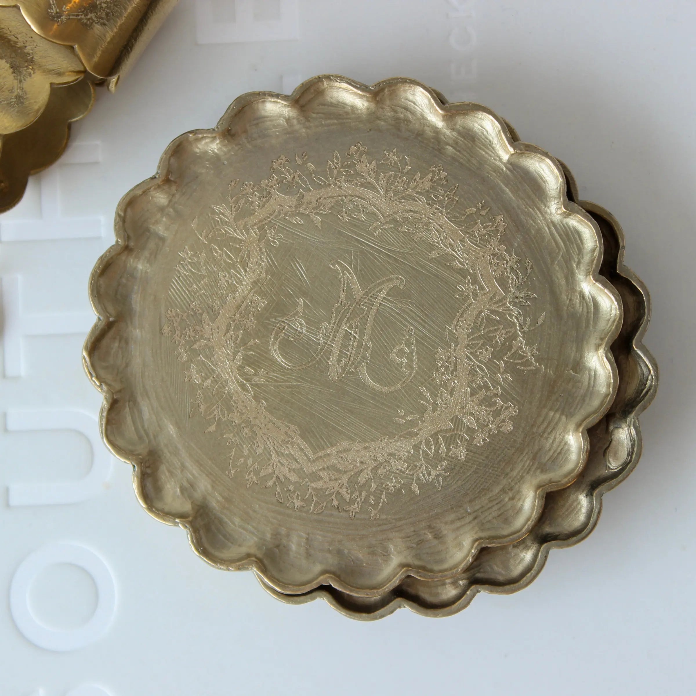 MFM x Emily Mayne Scallop Wine Coaster Mary Frances Maker