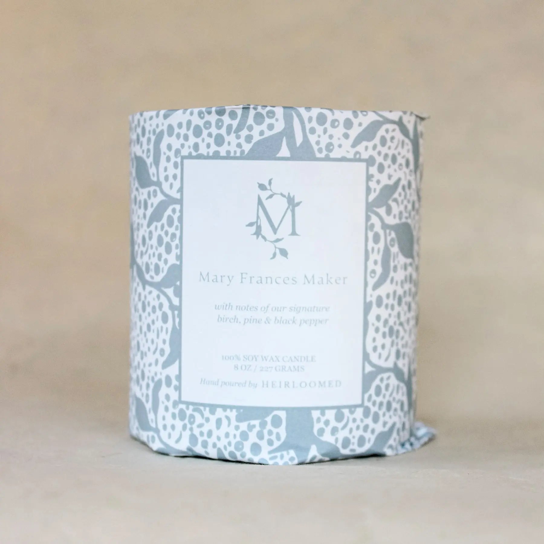 Signature Birch Candle Mary Frances Maker