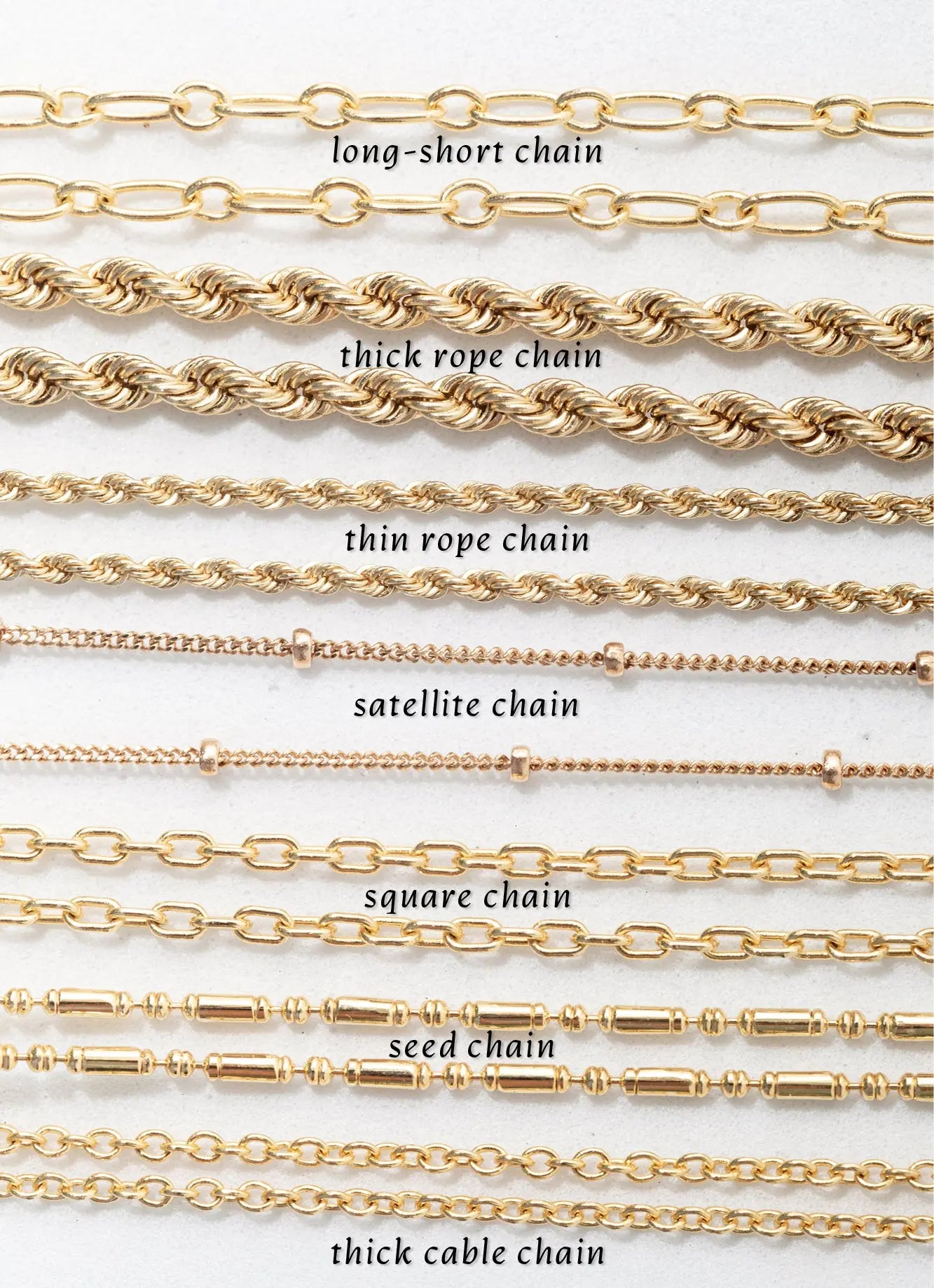Thick Rope Chain Mary Frances Maker