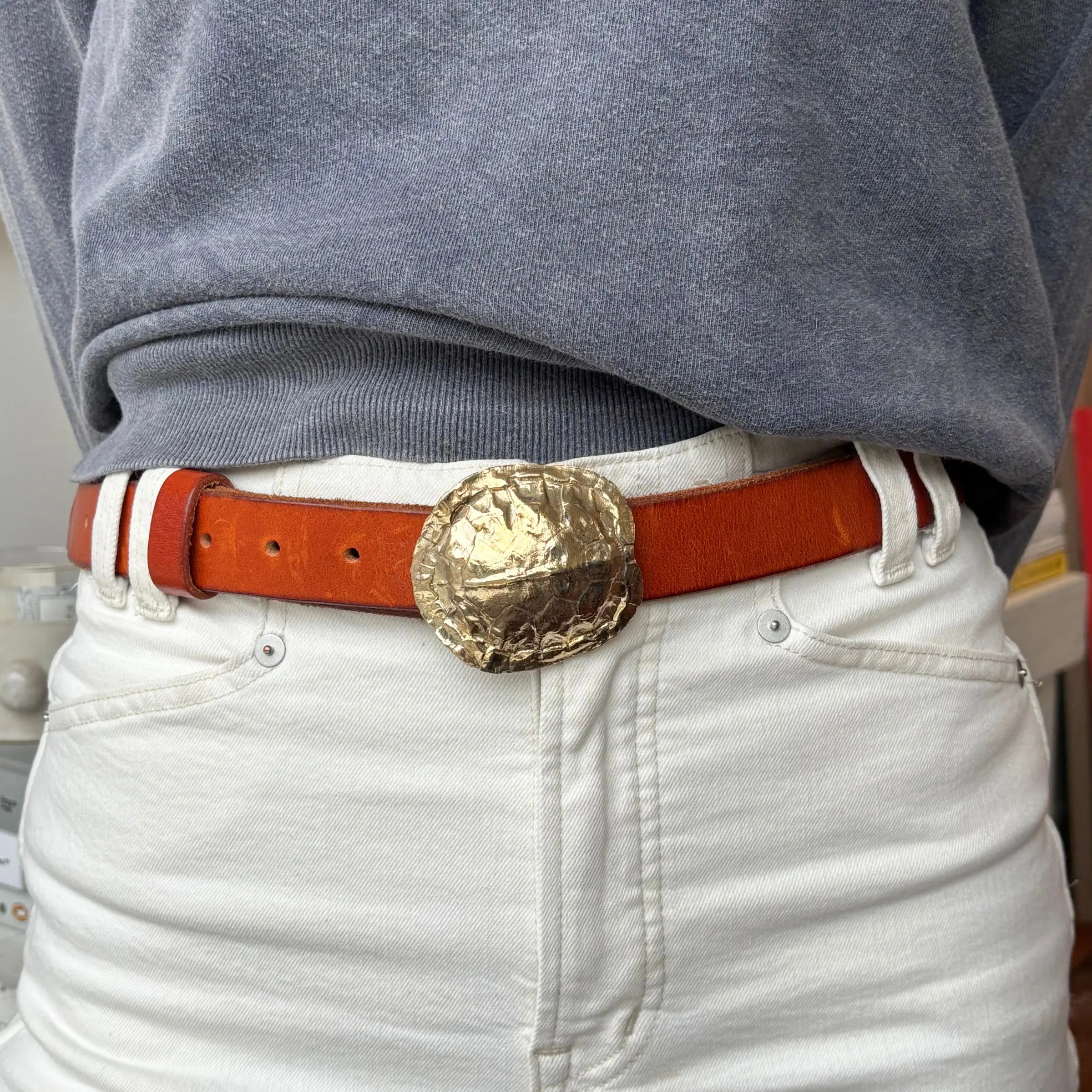 Turtle Belt Buckle Mary Frances Maker