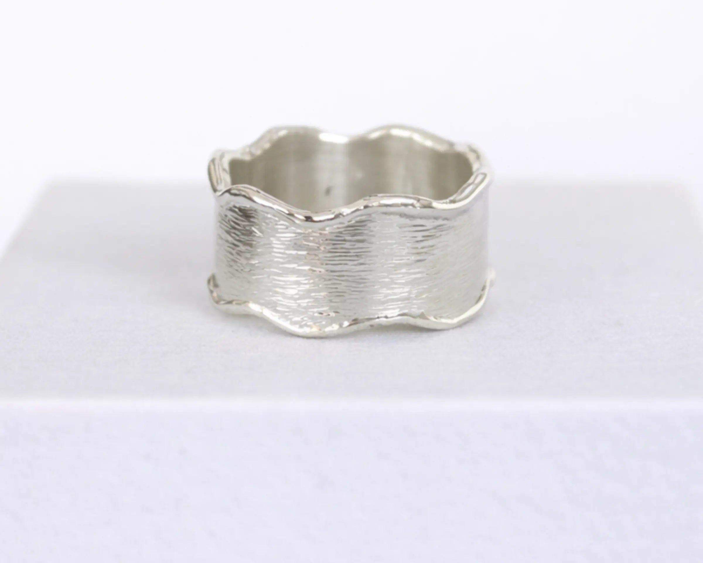 Wavy Cigar Band Ring Mary Frances Maker