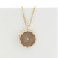Wavy Disc Necklace Mary Frances Maker
