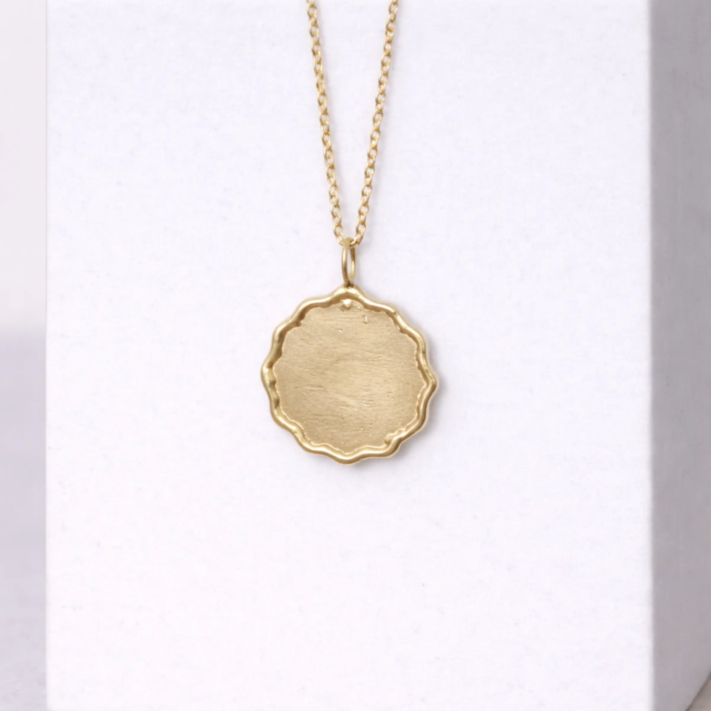 Wavy Disc Pendant Mary Frances Maker