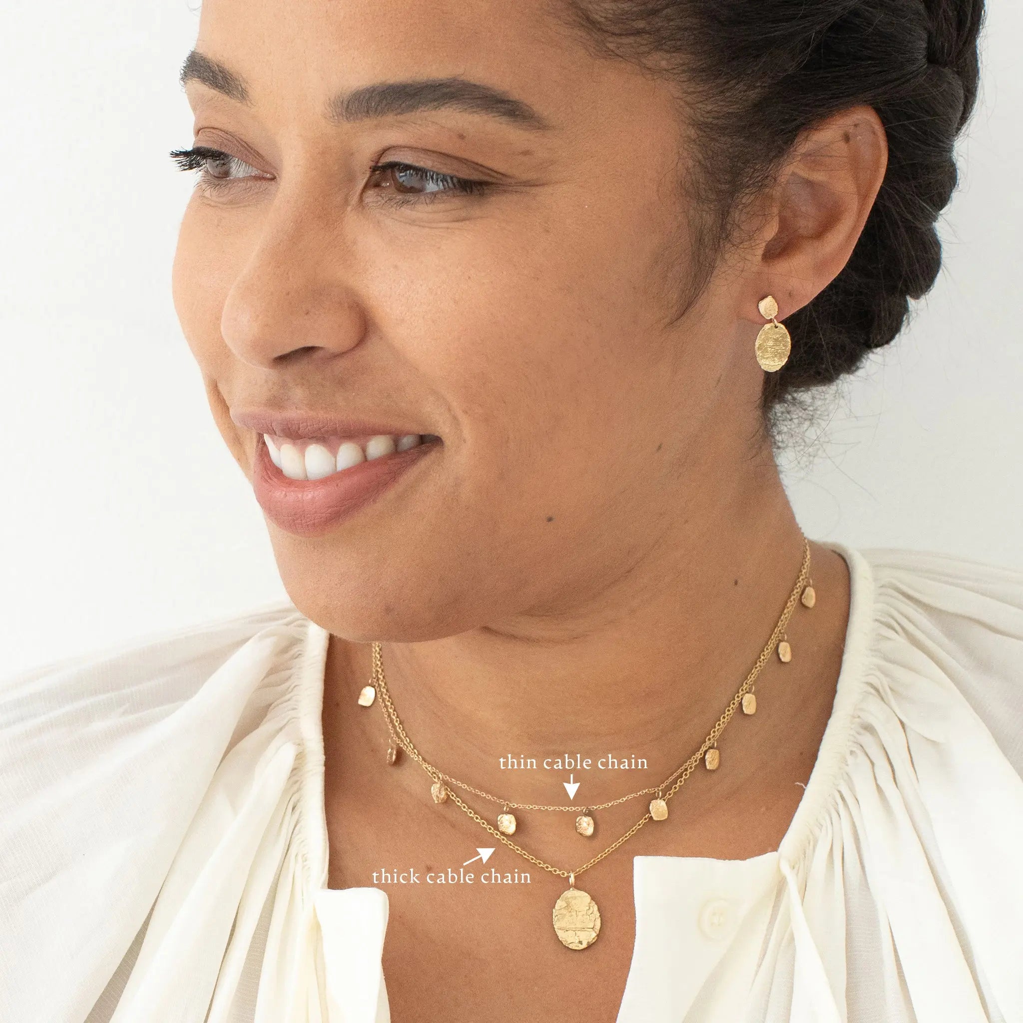 Wavy Frame Pendant Mary Frances Maker
