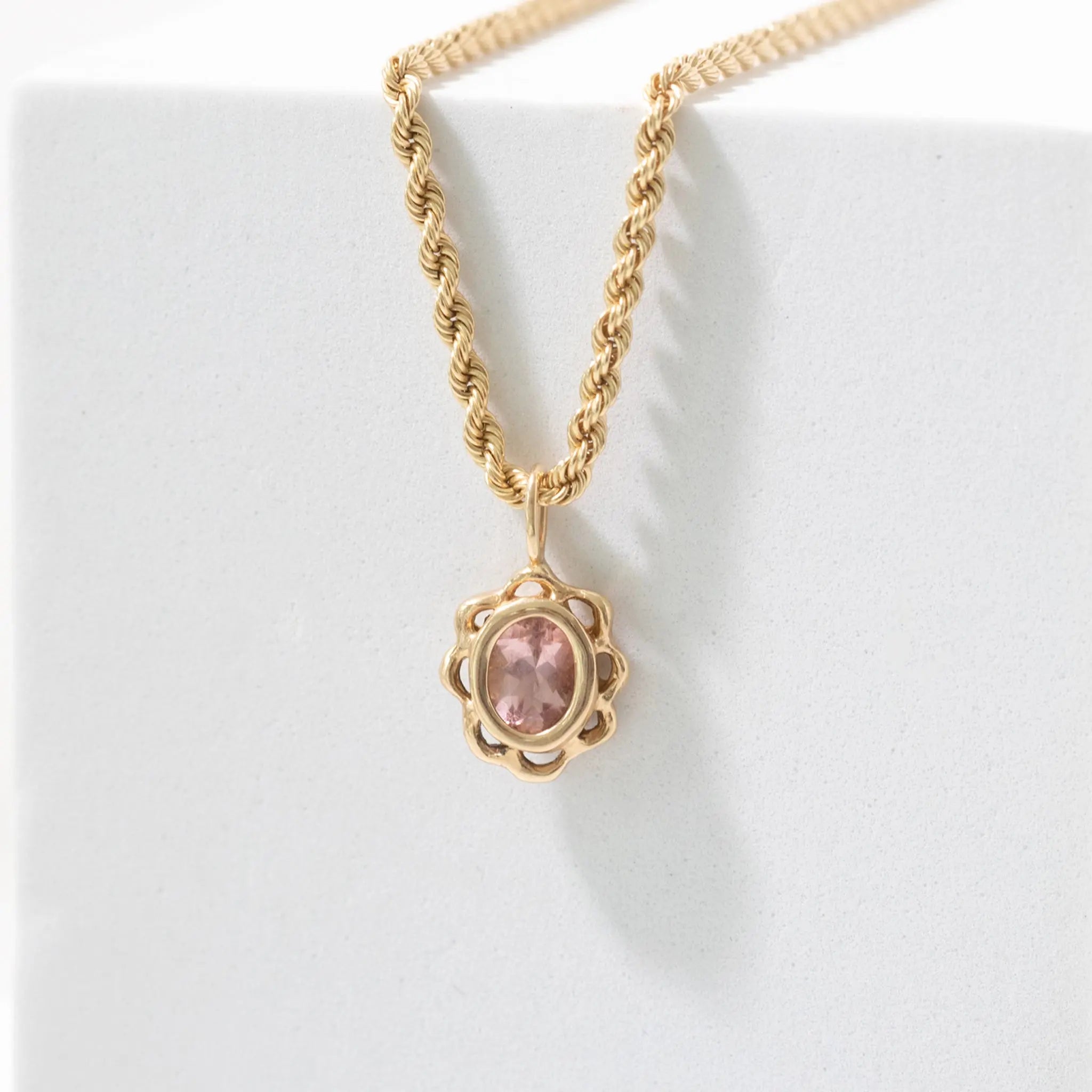 Wavy Frame Pendant Mary Frances Maker